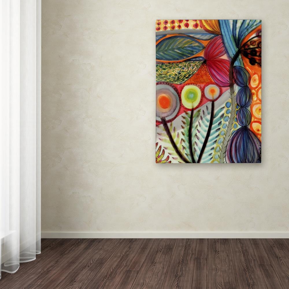 Trademark Fine Art -Sylvie Demers 'Vivaces' Canvas Art - 18''x24''