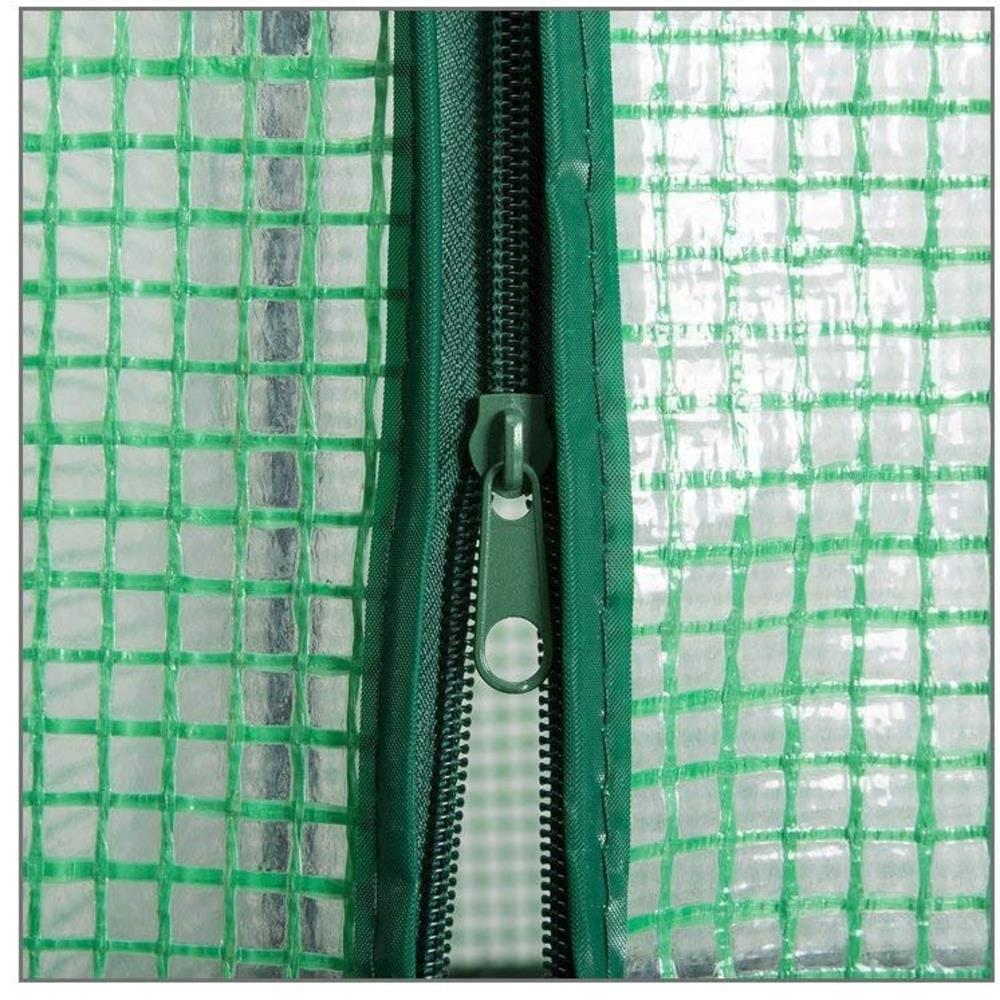 Genesis Green 4 Tier Portable Rolling Greenhouse with Reinforced PE Cover