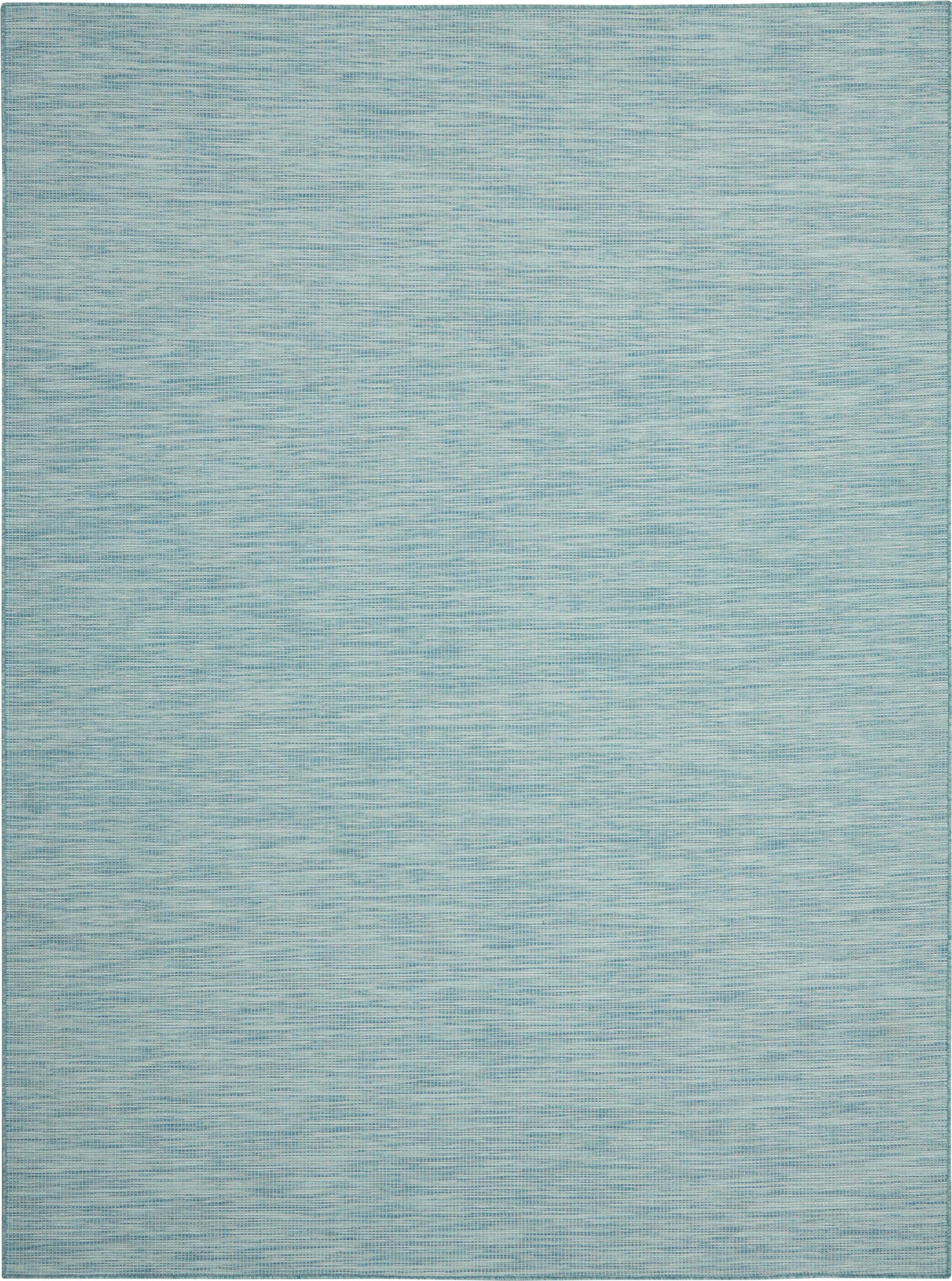 Nourison Positano POS01 Indoor/outdoor Area Rug - Aqua 7' x 10'