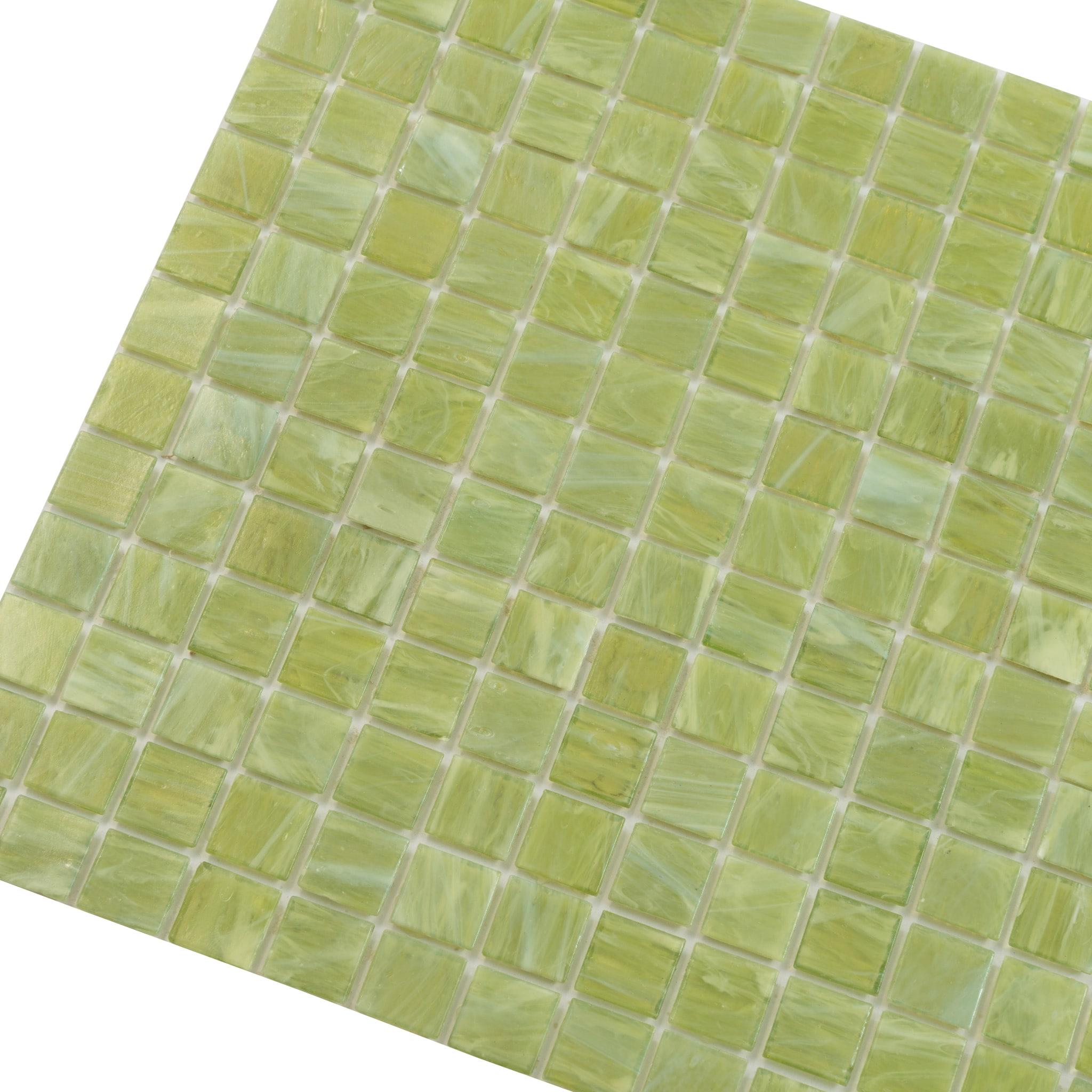 Celestial 0.8" x 0.8" Glass Grid Mosaic Wall & Floor Tile