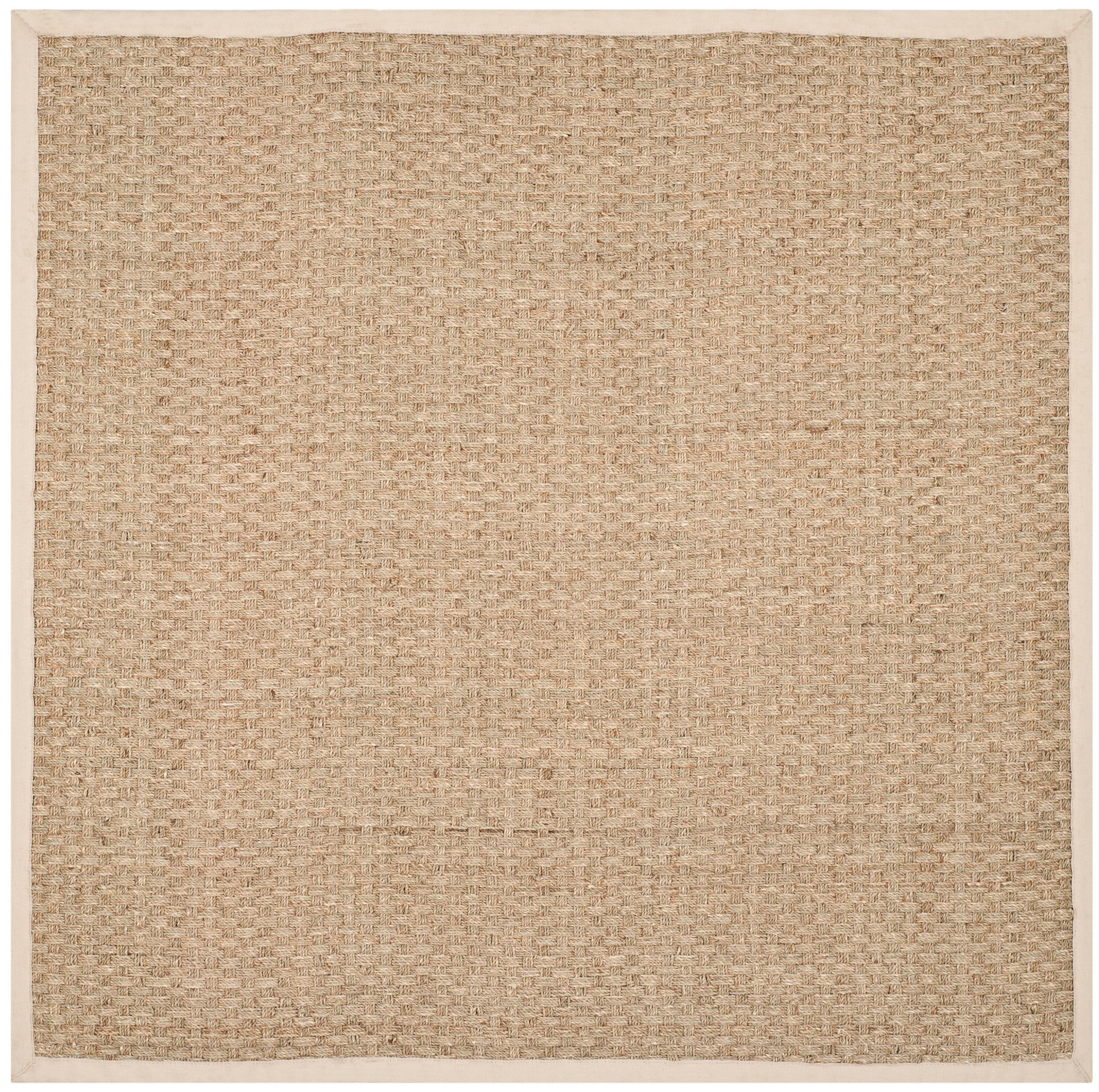 Natural Fiber NF114 Power Loomed Indoor Area Rug - Natural/Ivory - 5'x5' - Safavieh.