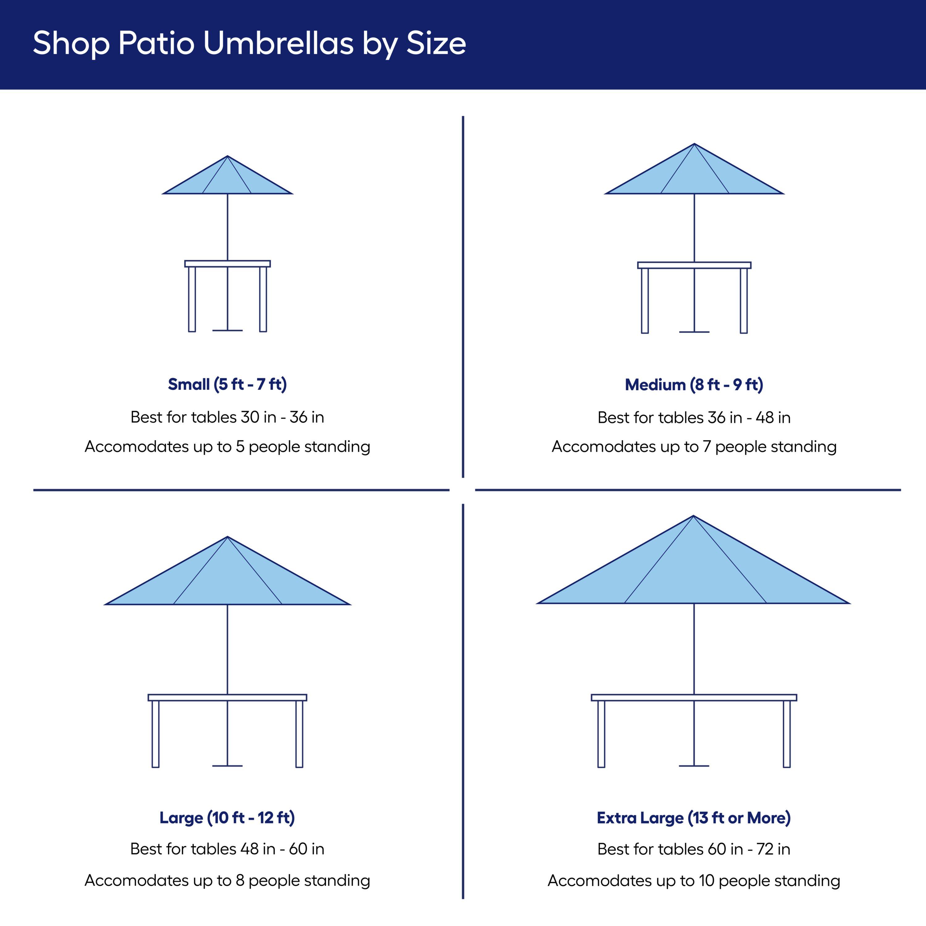 California Umbrella 11' Patio Umbrella in Granite