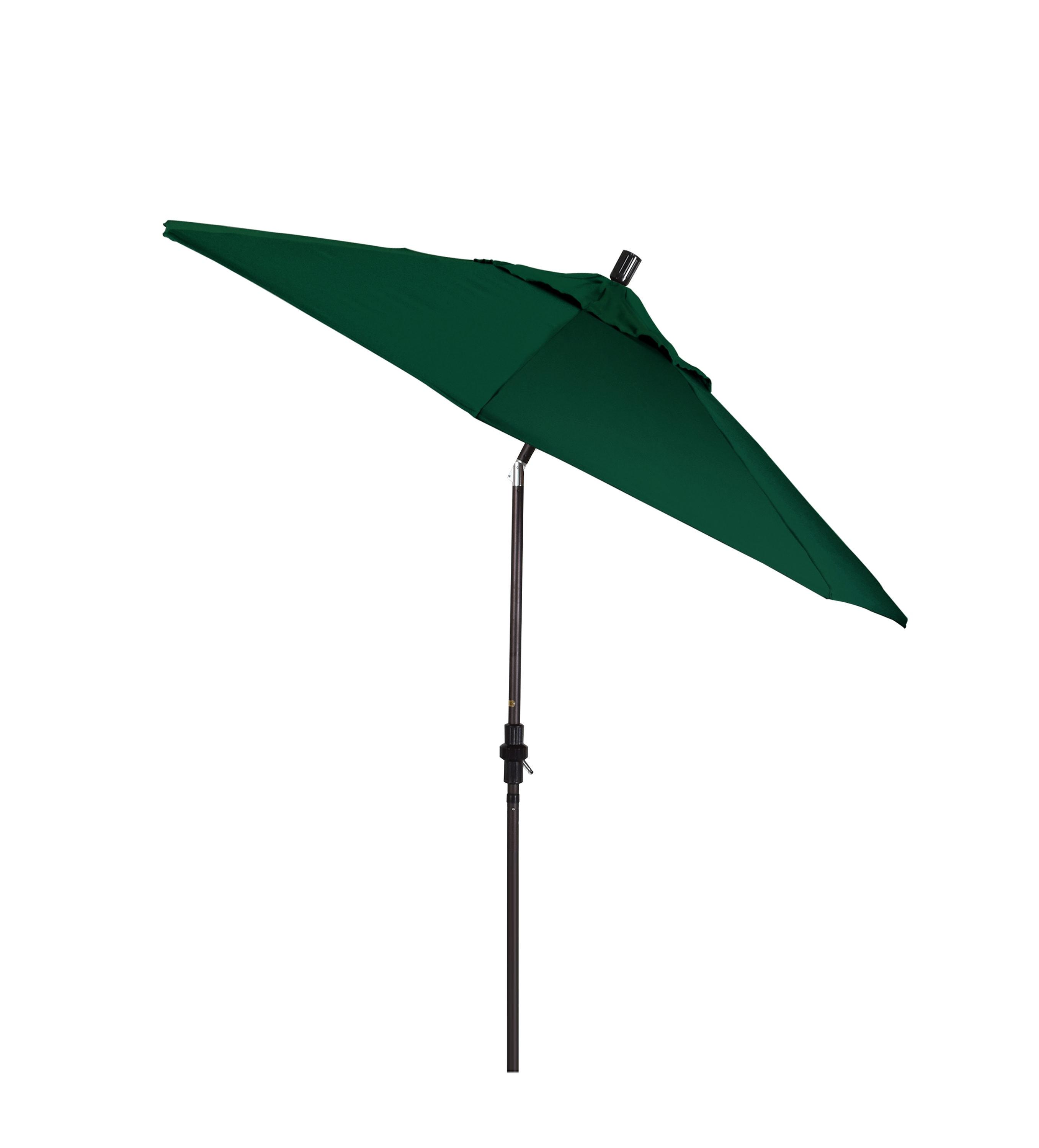 California Umbrella 9' Patio Umbrella in Forest Green