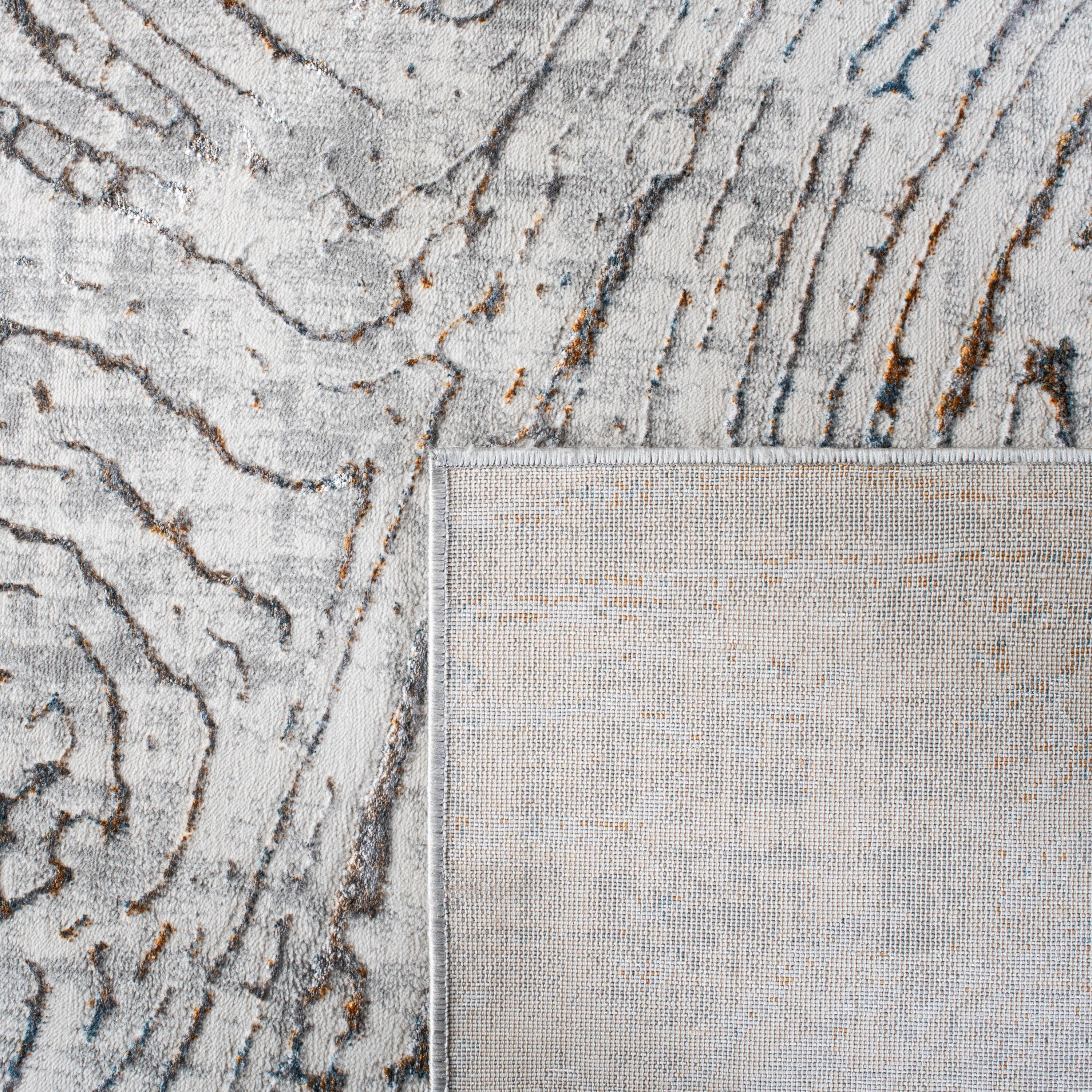 Sonoma SON355 Power Loomed Indoor Runner Rug - Ivory/Grey - 2'2"x9' - Safavieh
