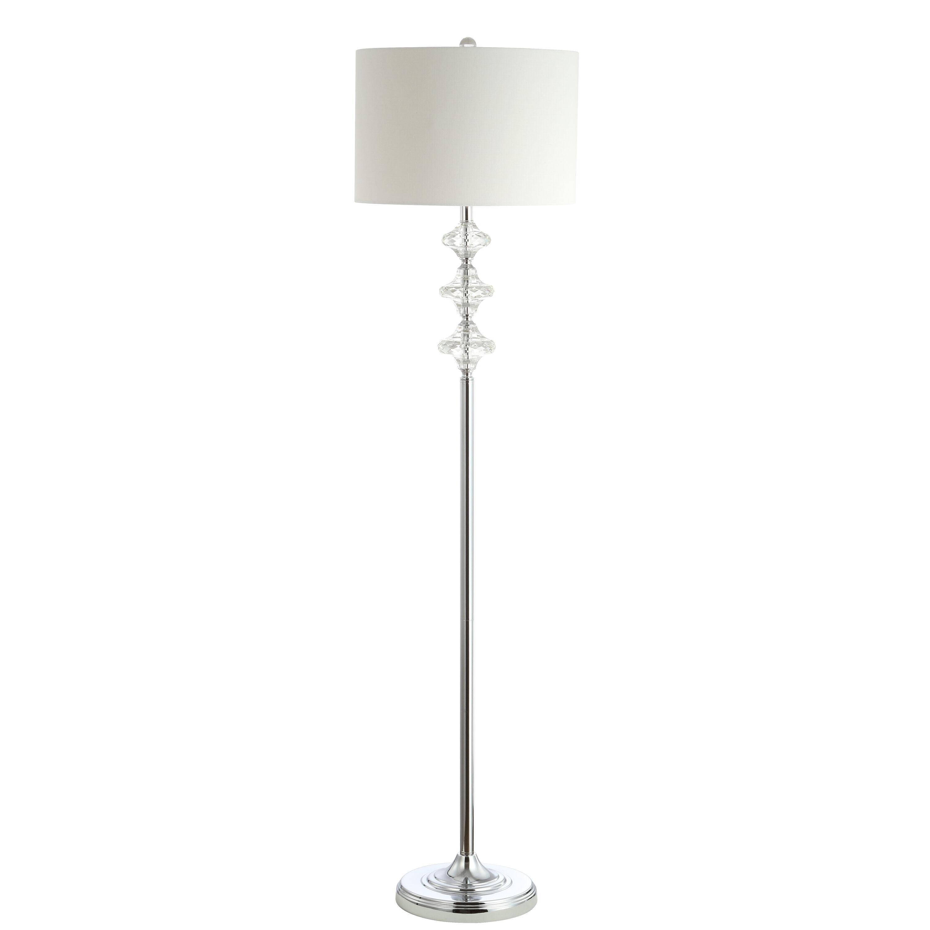 Lottie Floor Lamp - Chrome - Safavieh