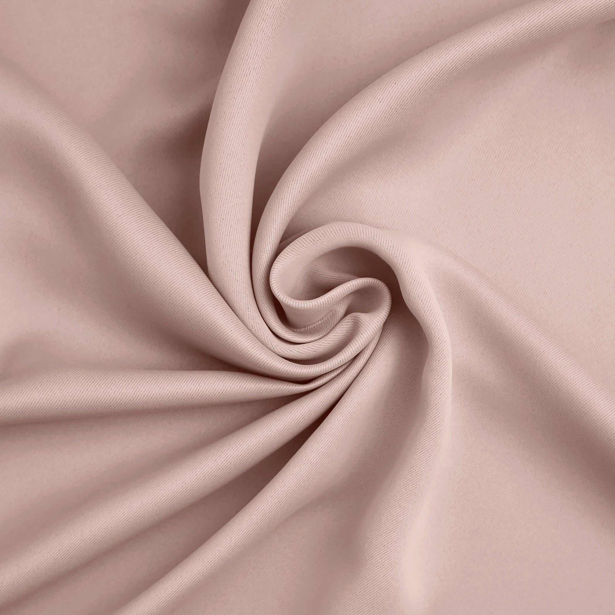 40"x95" Sun Zero Blackout Riley Kids' Bedroom Grommet Curtain Panel Blush: Noise Reduction, Energy Efficient