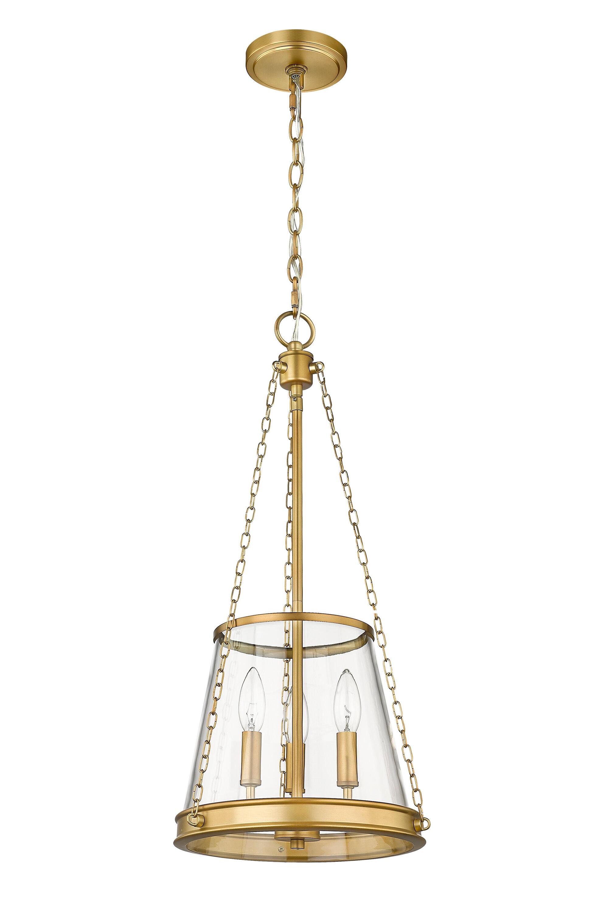 Z-Lite Prescott 3 - Light Pendant in  Rubbed Brass