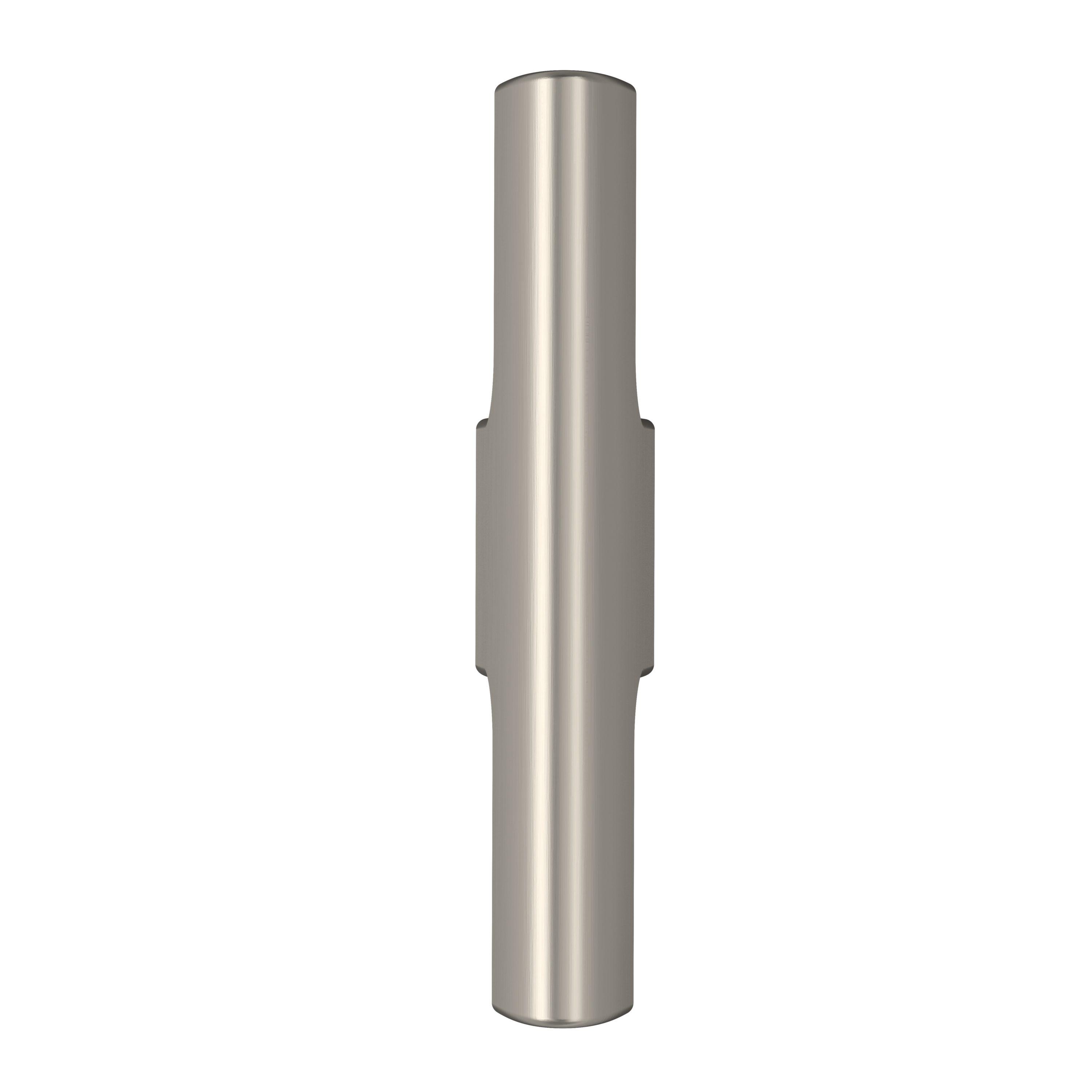 Amerock Riva 2-1/2 inch (64mm) Length Satin Nickel Cabinet Knob