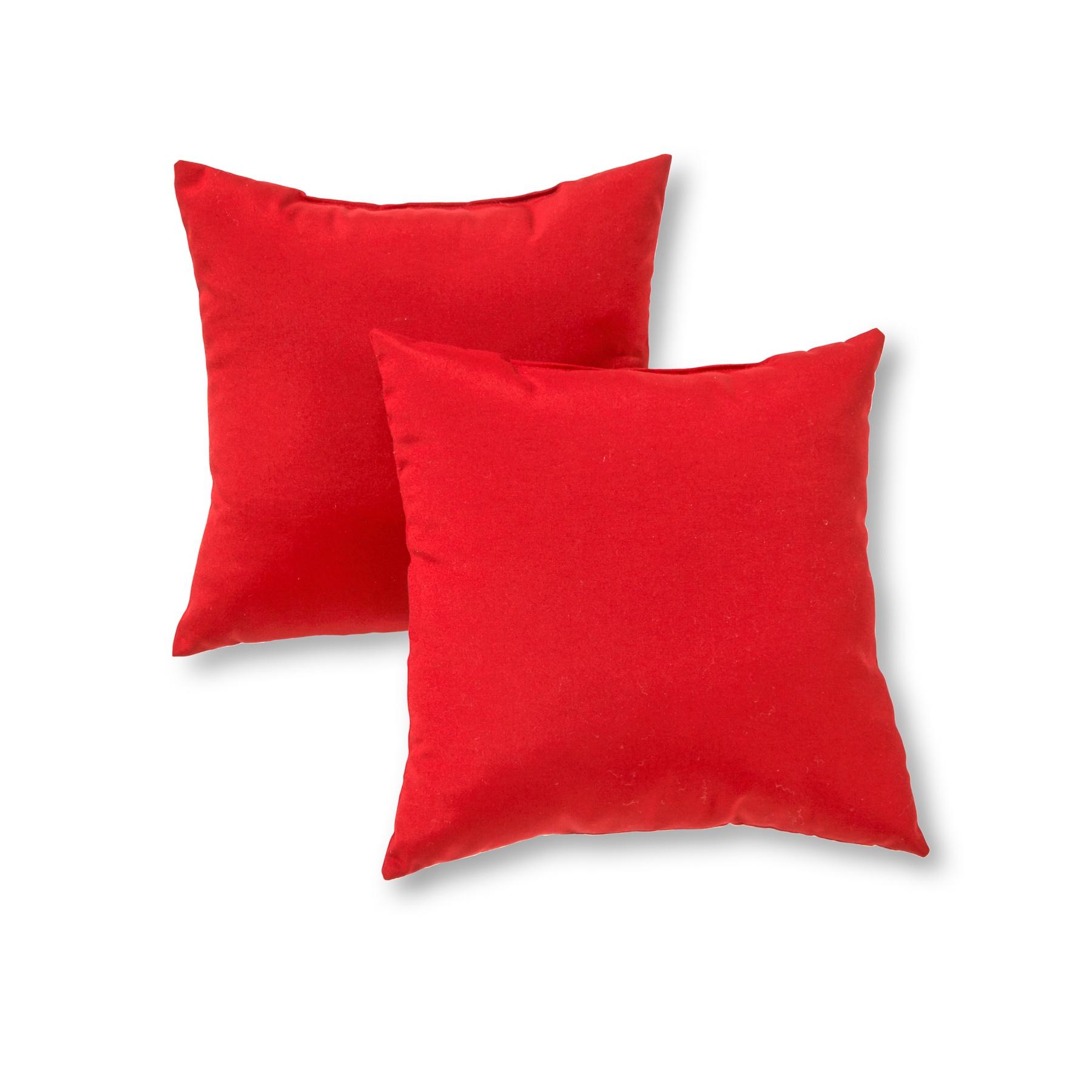 Indoor/Outdoor Reversible Throw Pillow