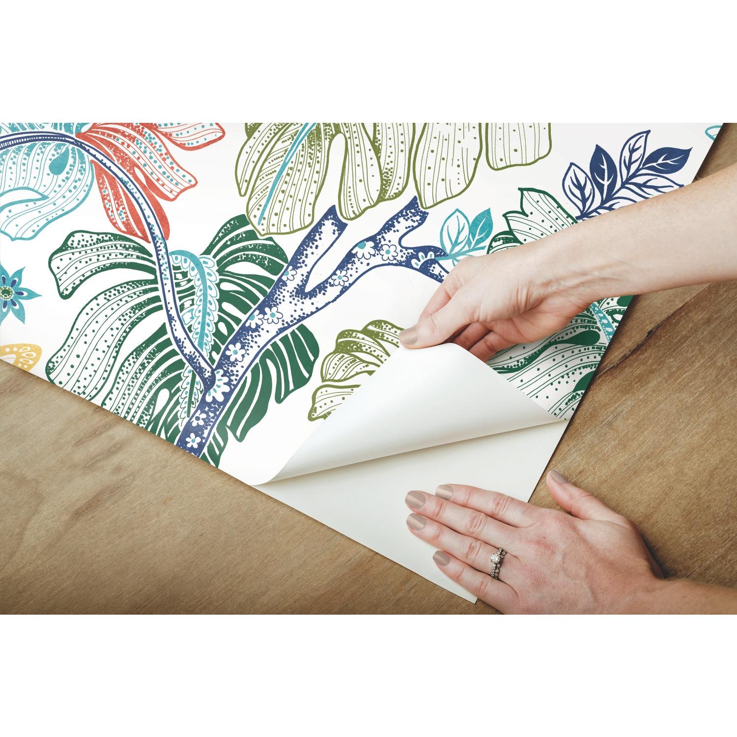 Boho Palm Peel and Stick Wallpaper