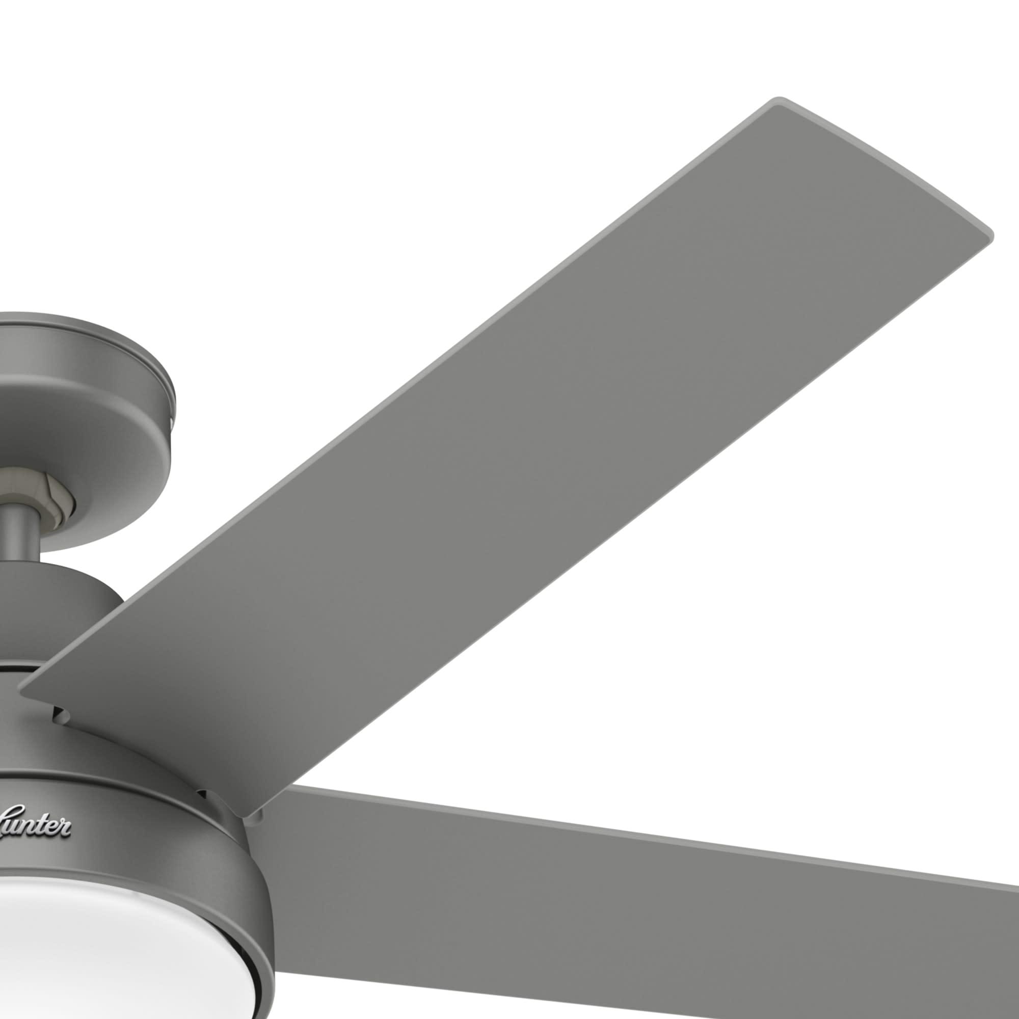 52" Aerodyne 5 - Blade Smart Standard Ceiling Fan with Lights and Remote
