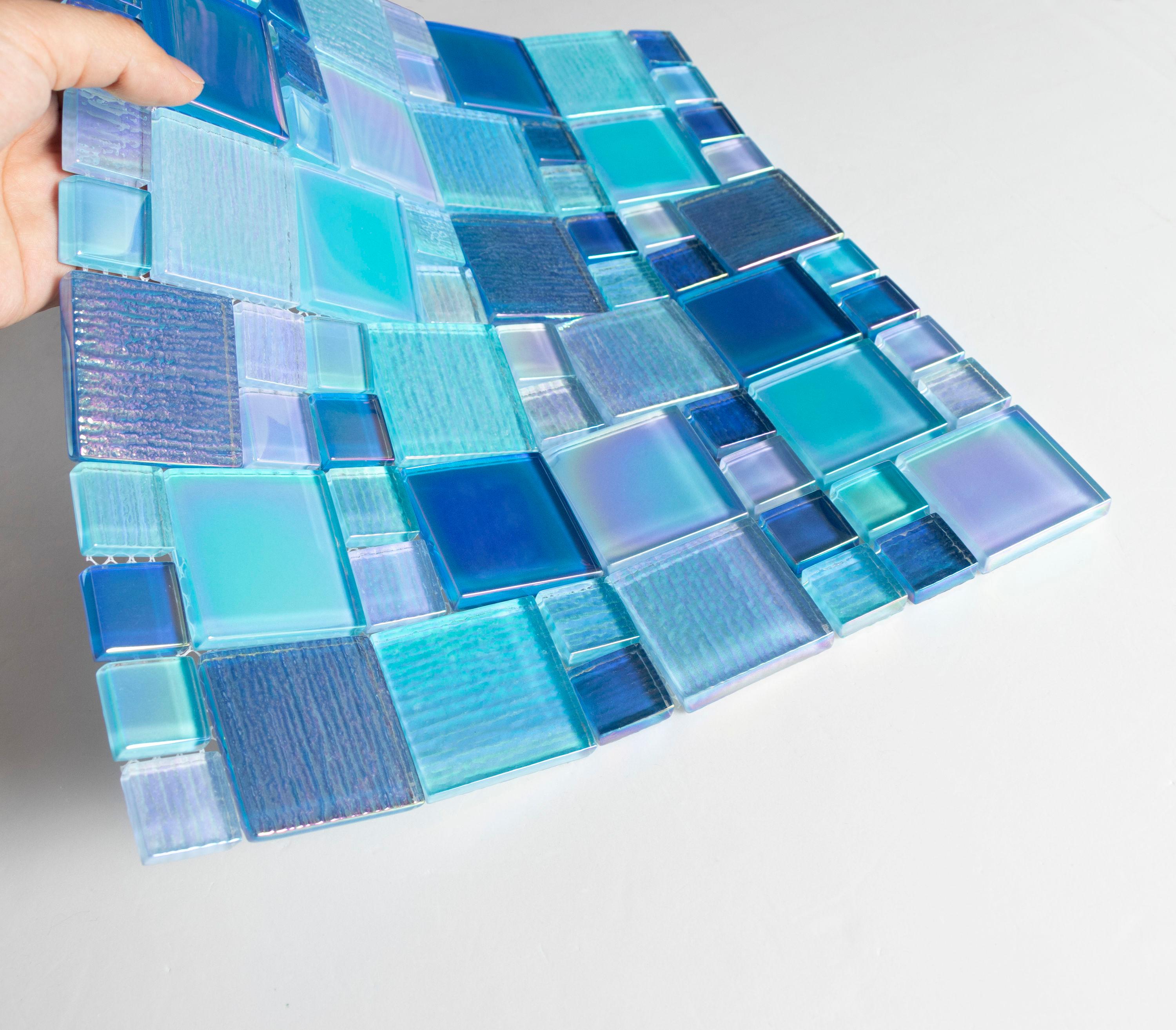 WS Tiles® Reflections Artista Glass Versailles Mosaic Sheet Tile