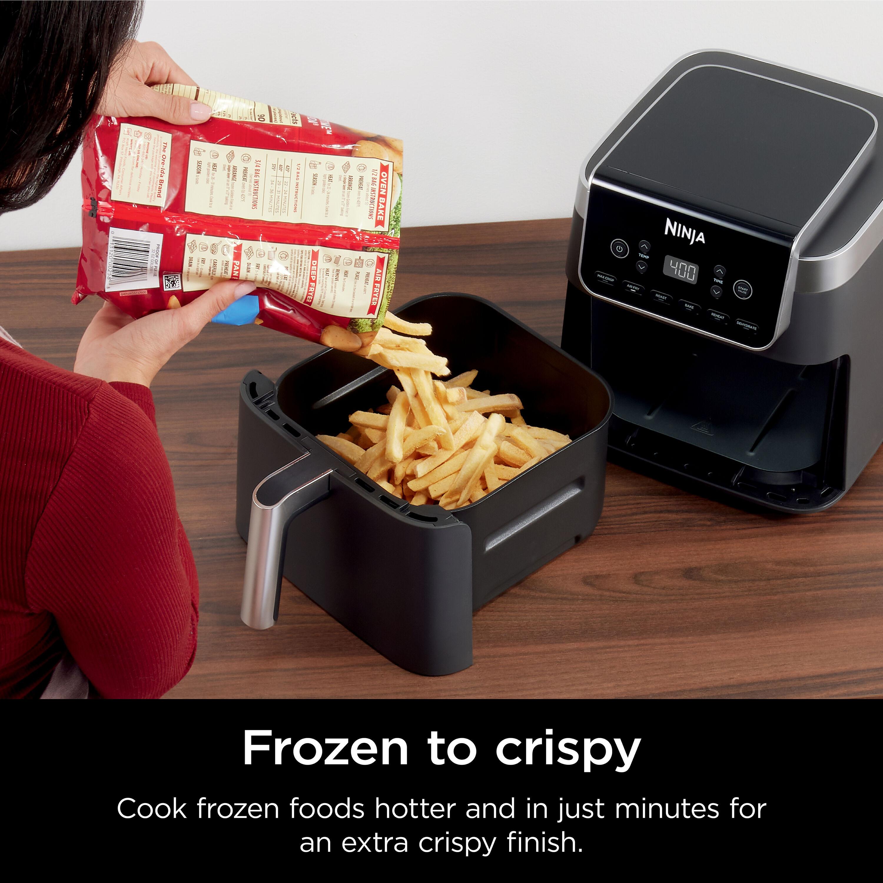 Ninja Air Fryer Pro XL 6-in-1 - AF181: 6.5 Qt Capacity, 1750W, Dishwasher-Safe Parts, Metal & Plastic, Gray