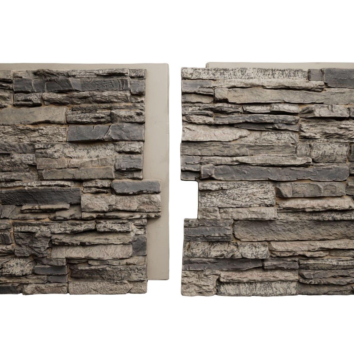 Canyon Ridge Stacked Faux Stone 45.75" x 24.5" Wall Paneling