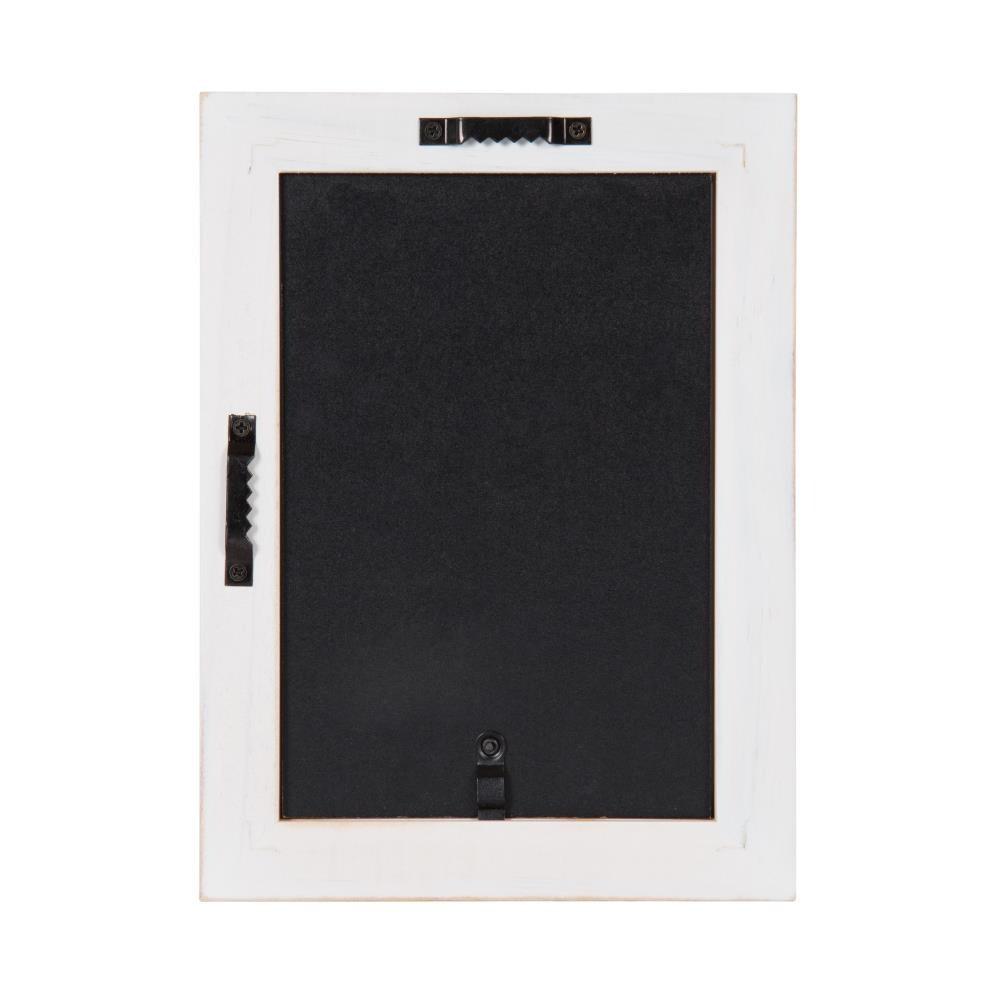 10pc Bordeaux Frame Box Set White/Black/Natural Wood - Kate & Laurel All Things Decor: Wall Display, Multi-Size, Modern Decor