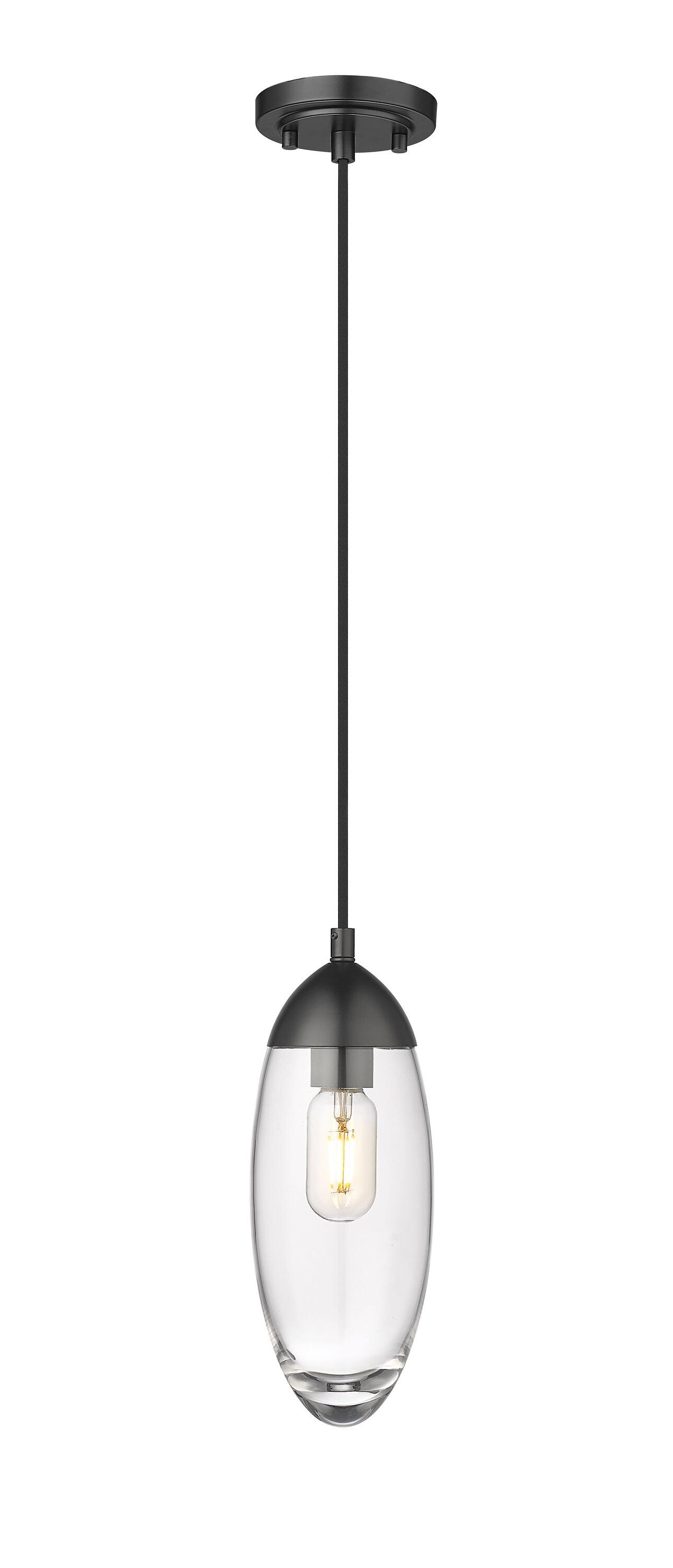 Z-Lite Arden 1 - Light Pendant in  Matte Black
