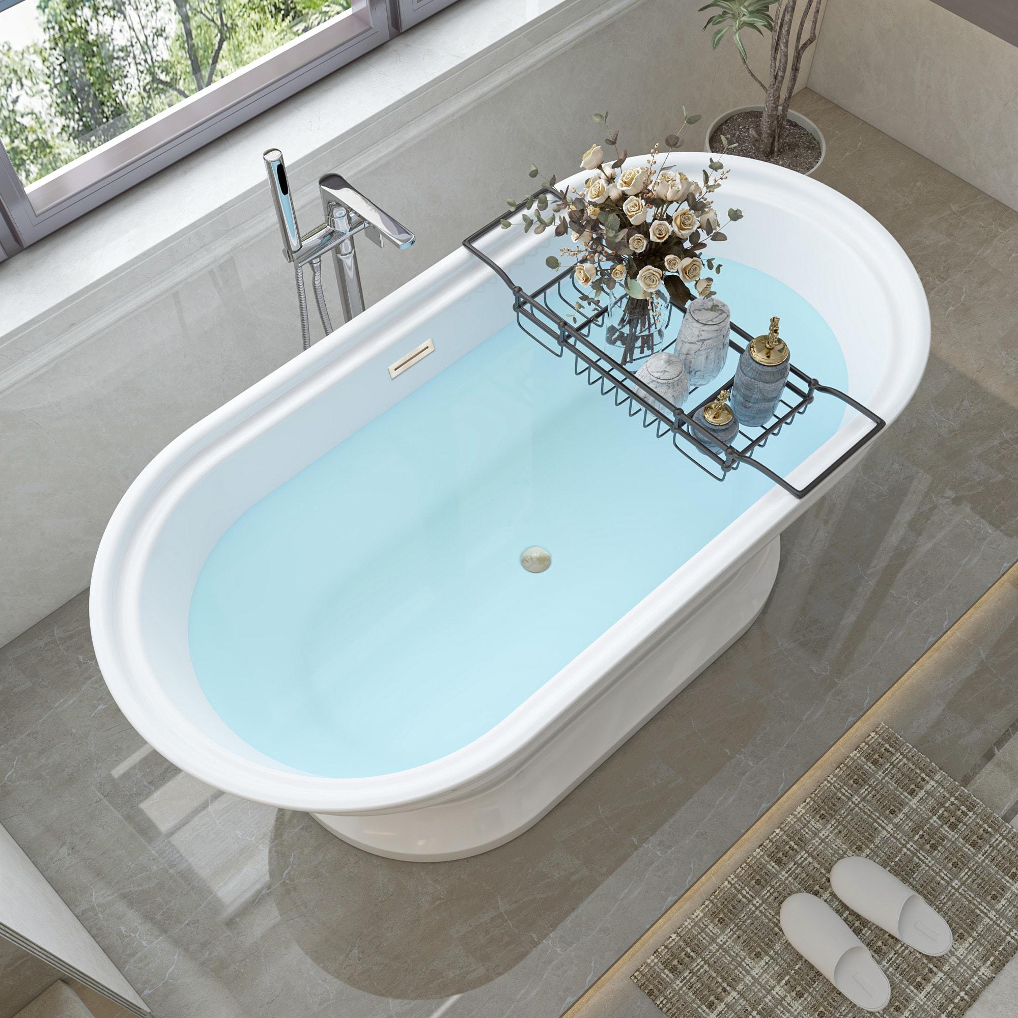 54'' x 29'' Freestanding Soaking Acrylic Bathtub