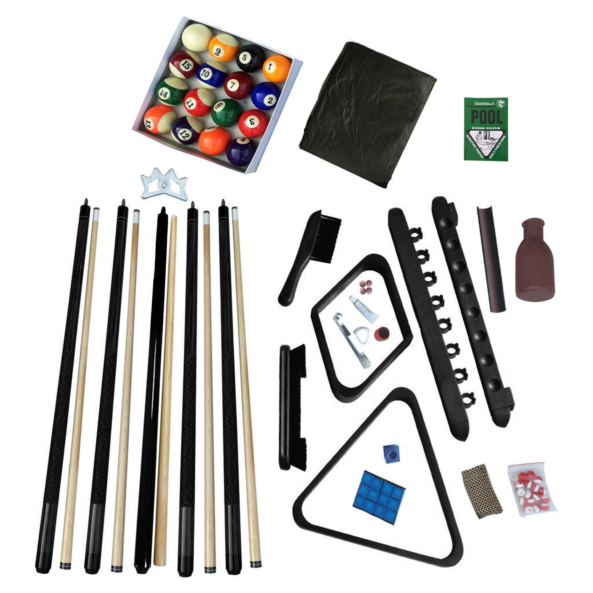 2'54'' Deluxe Black Billiards Accessory Kit