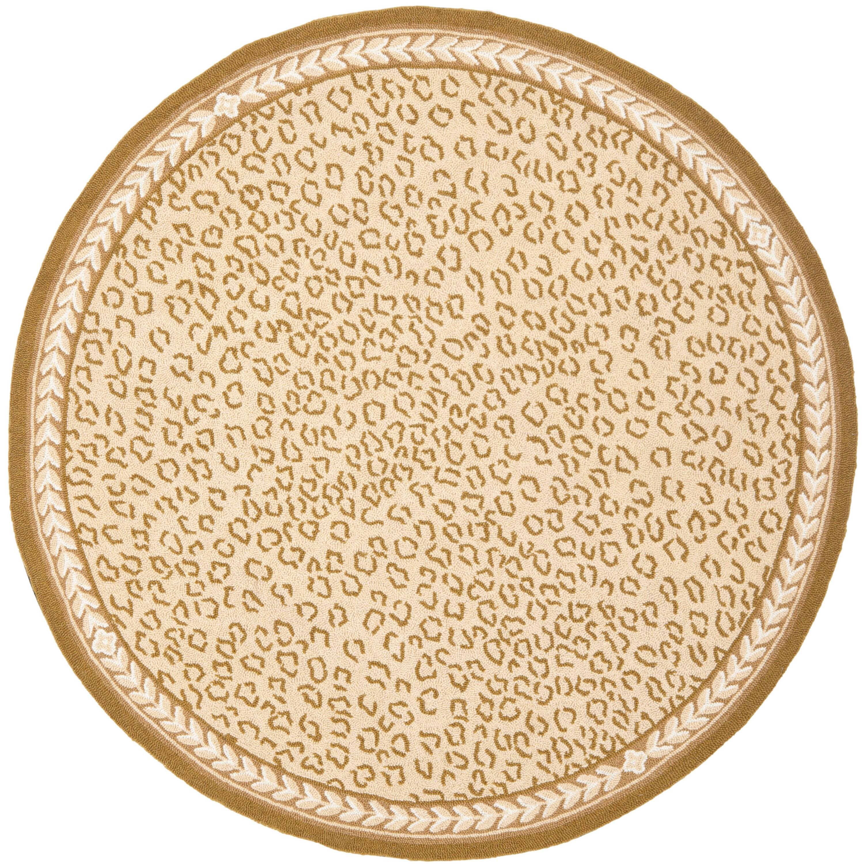 Chelsea Hand Hooked Wool Animal Print Rug