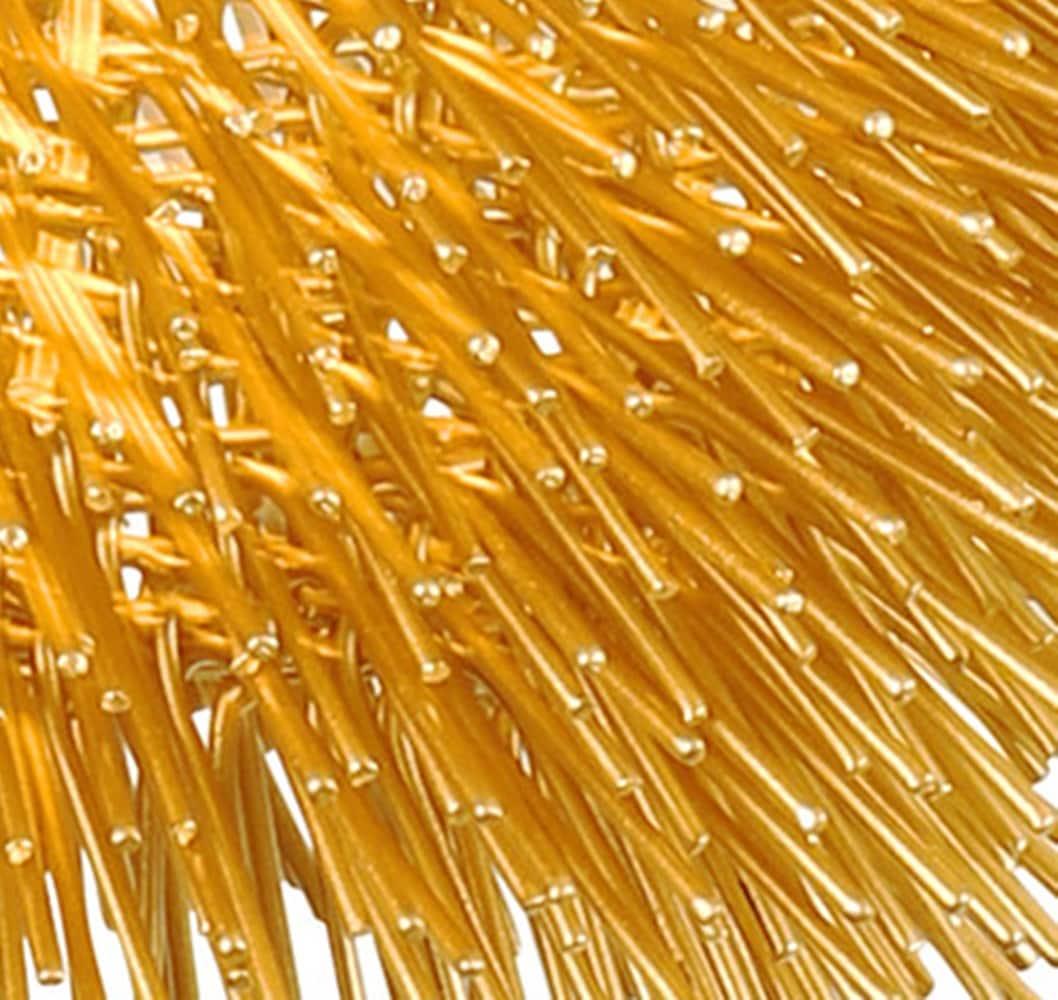 Aurelia 6'' Gold Sea Urchin Mini Pendant with Recycled Steel