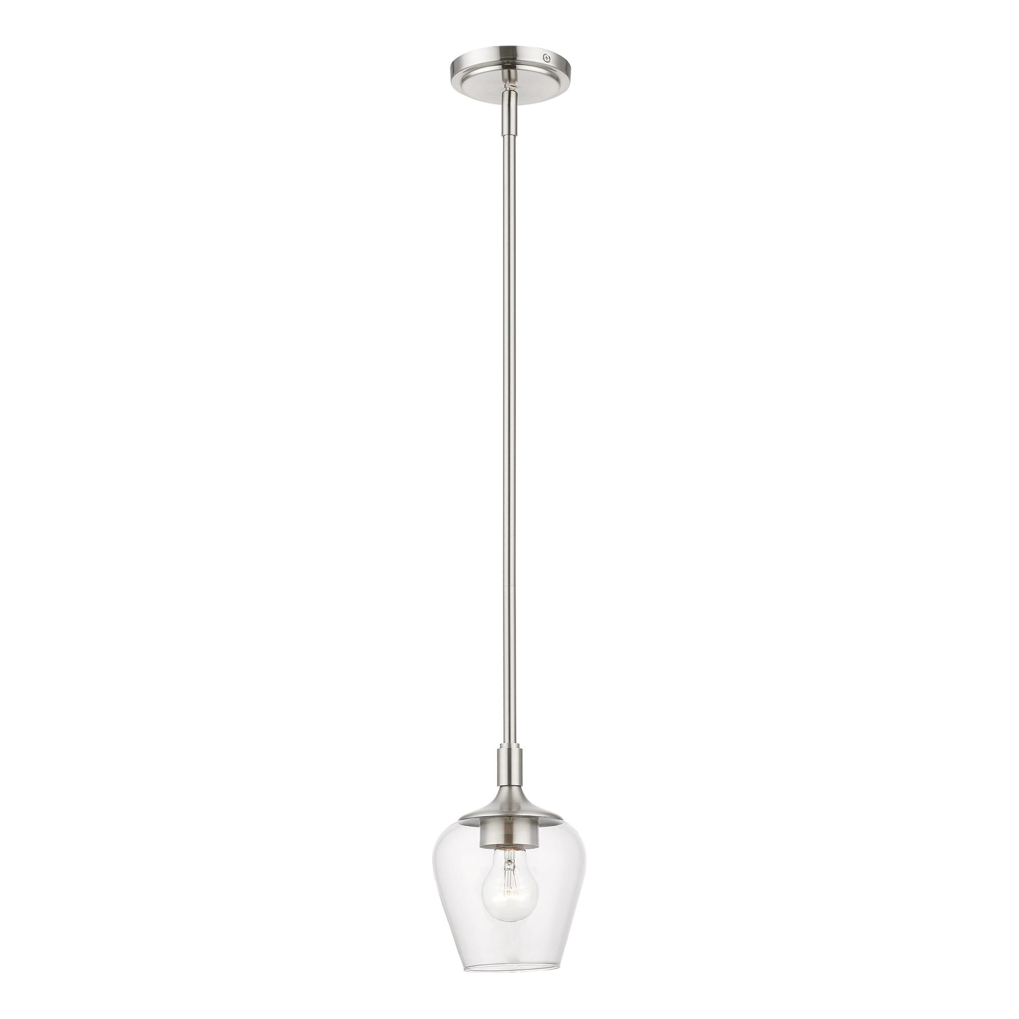 Livex Lighting Willow 1 - Light Pendant in  Brushed Nickel