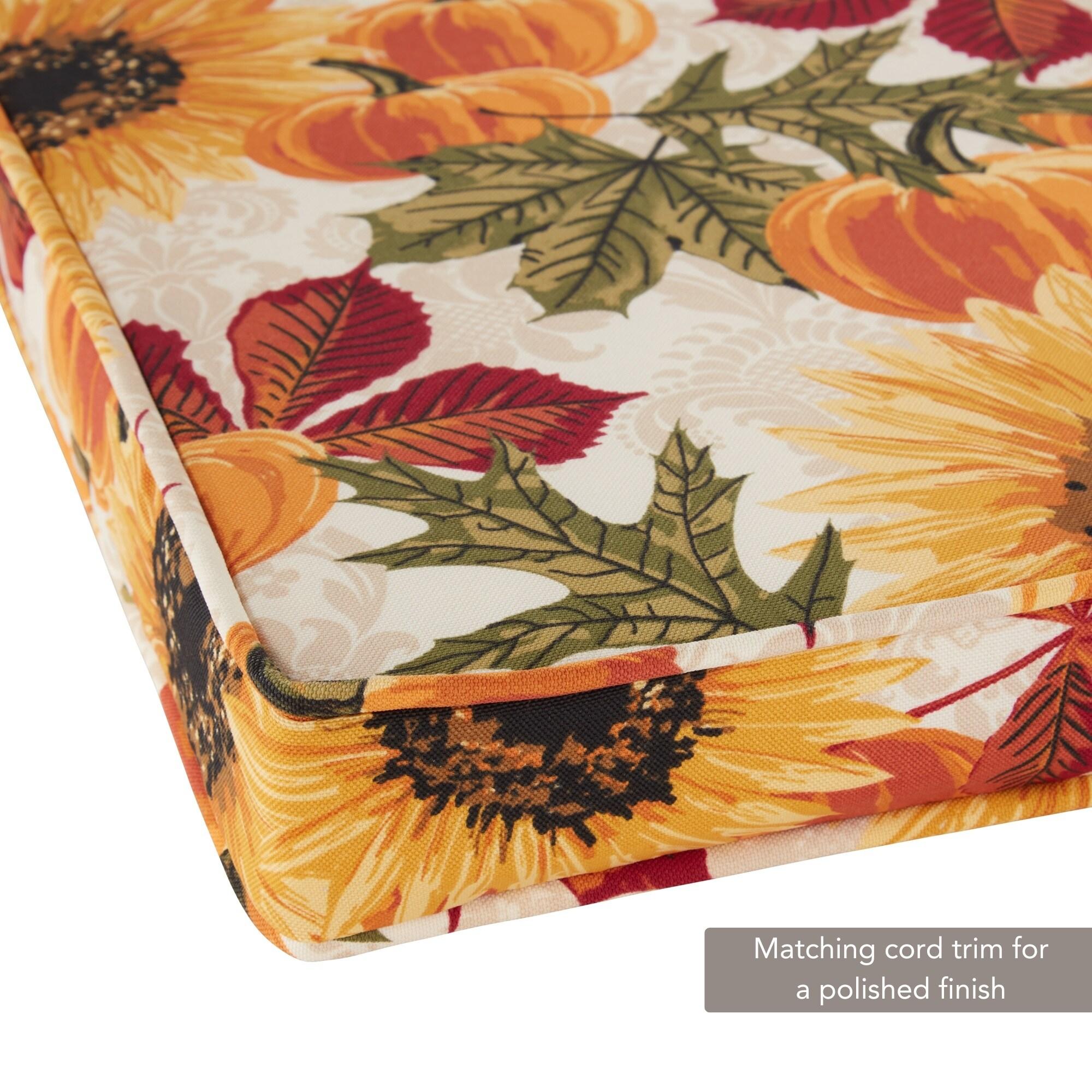 Greendale Home Fashions 18" x 18" Marisol Square Outdoor Chair Pad (Set of 2)