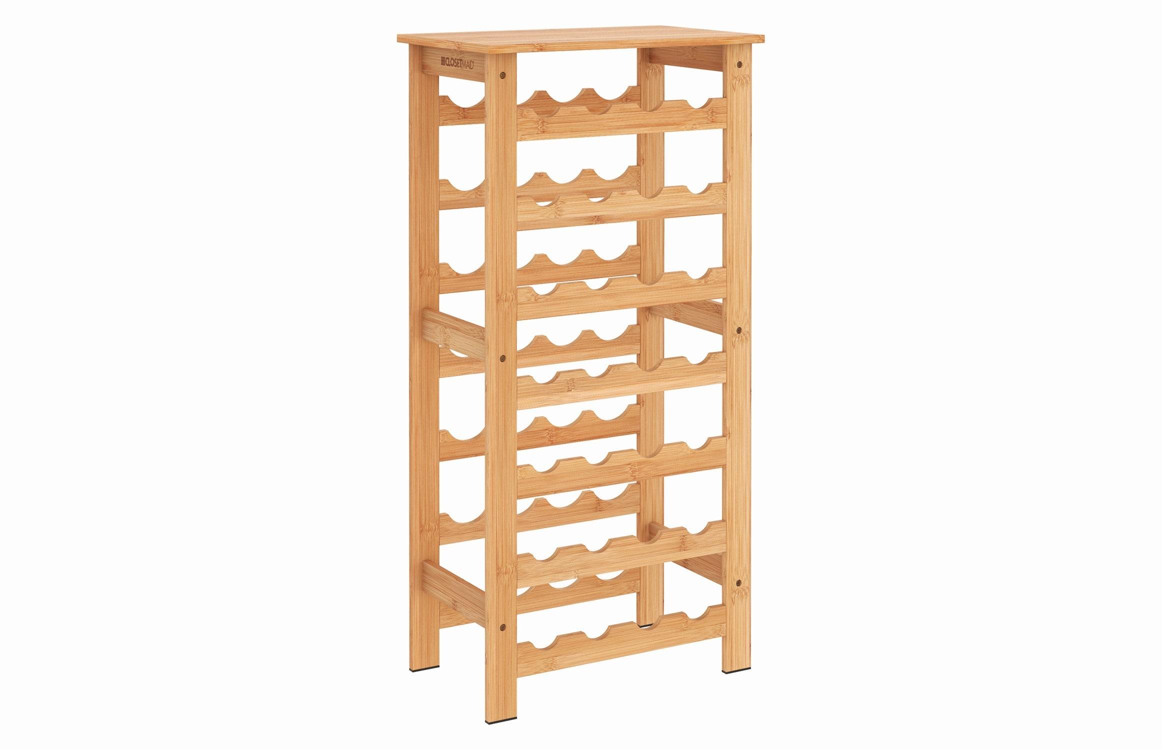 Bamboo 28 Bottle Wine Rack