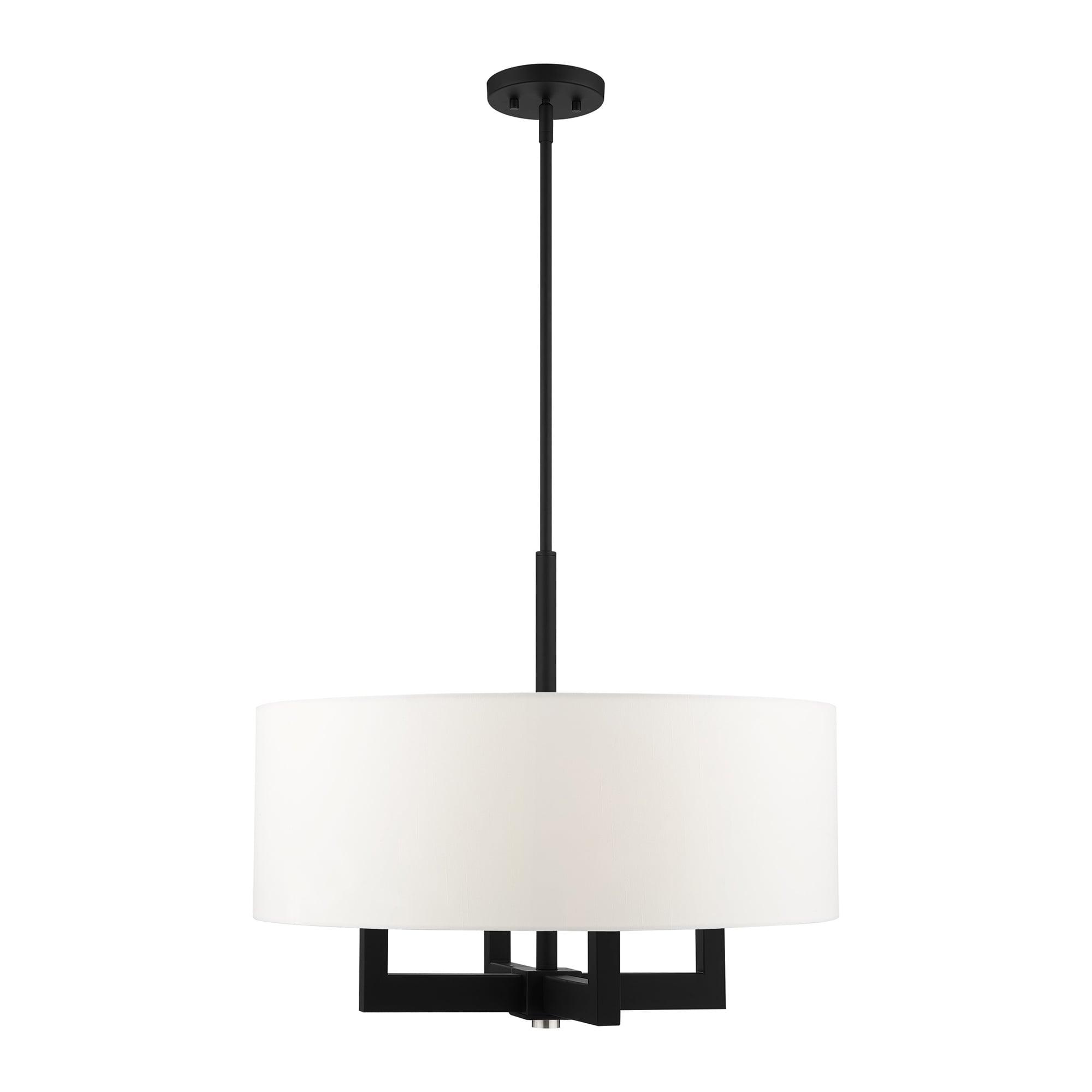 Livex Lighting Cresthaven 4 - Light Chandelier in  Black
