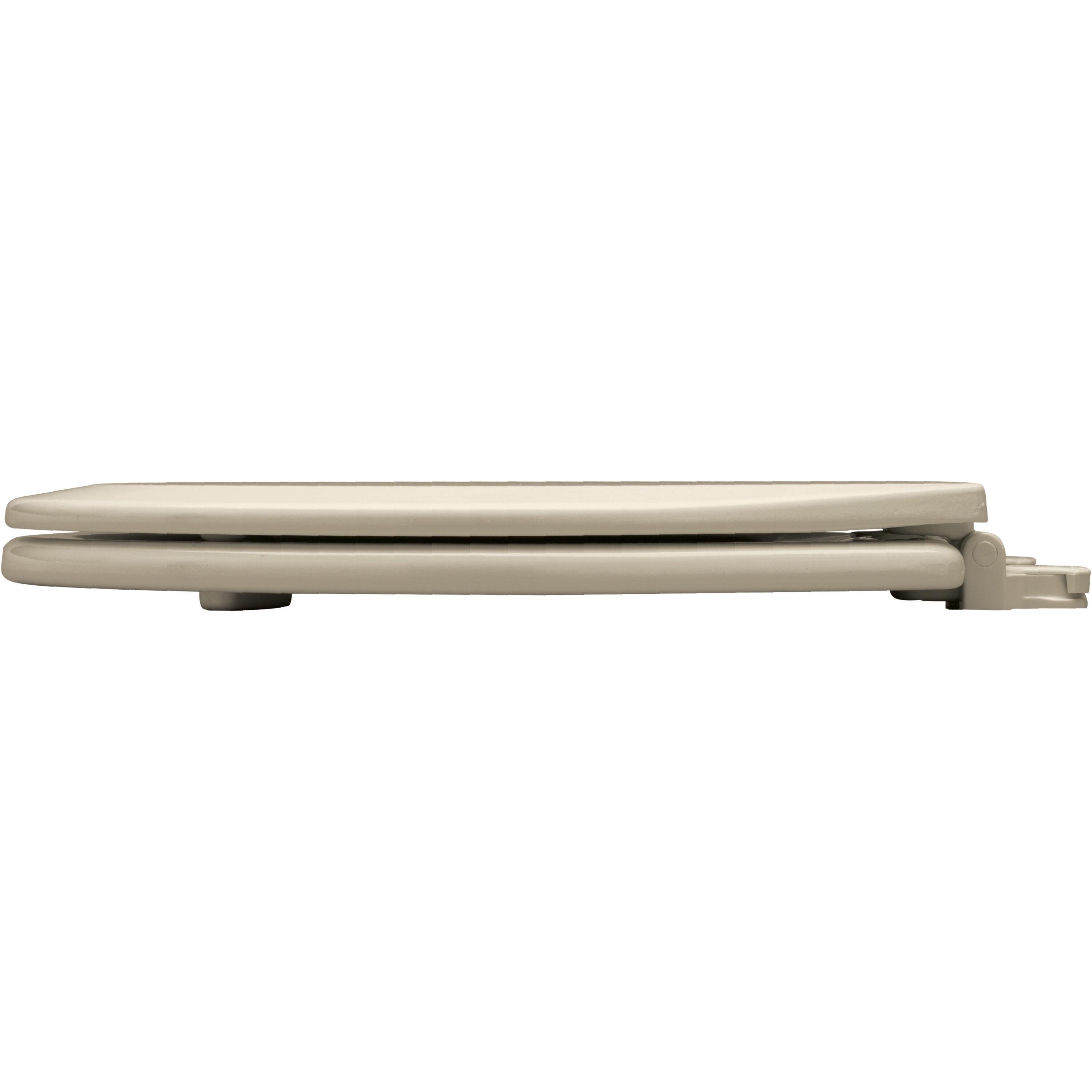 Bemis 1500EC Toilet Seat with Easy Clean & Change Hinges, Durable Wood