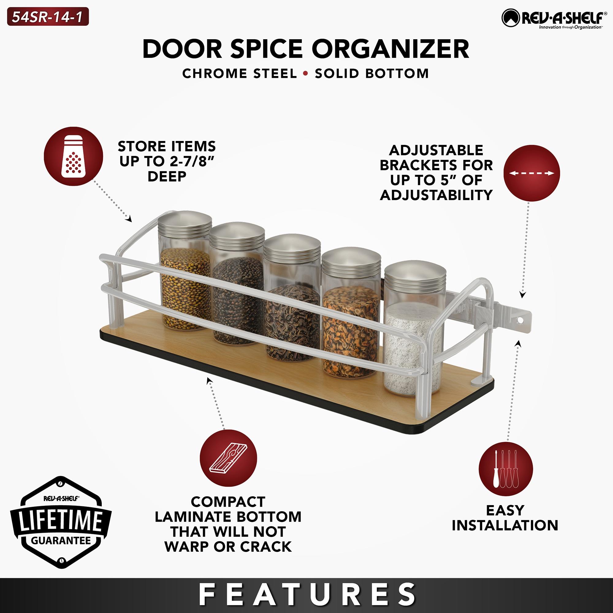 Rev-A-Shelf Steel Door/Wall Mount Pantry Shelf Organizer