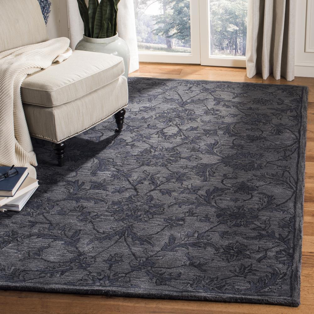 Antiquity AT824 Hand Tufted Indoor Area Rug - Grey/Multi - 5'x8' - Safavieh