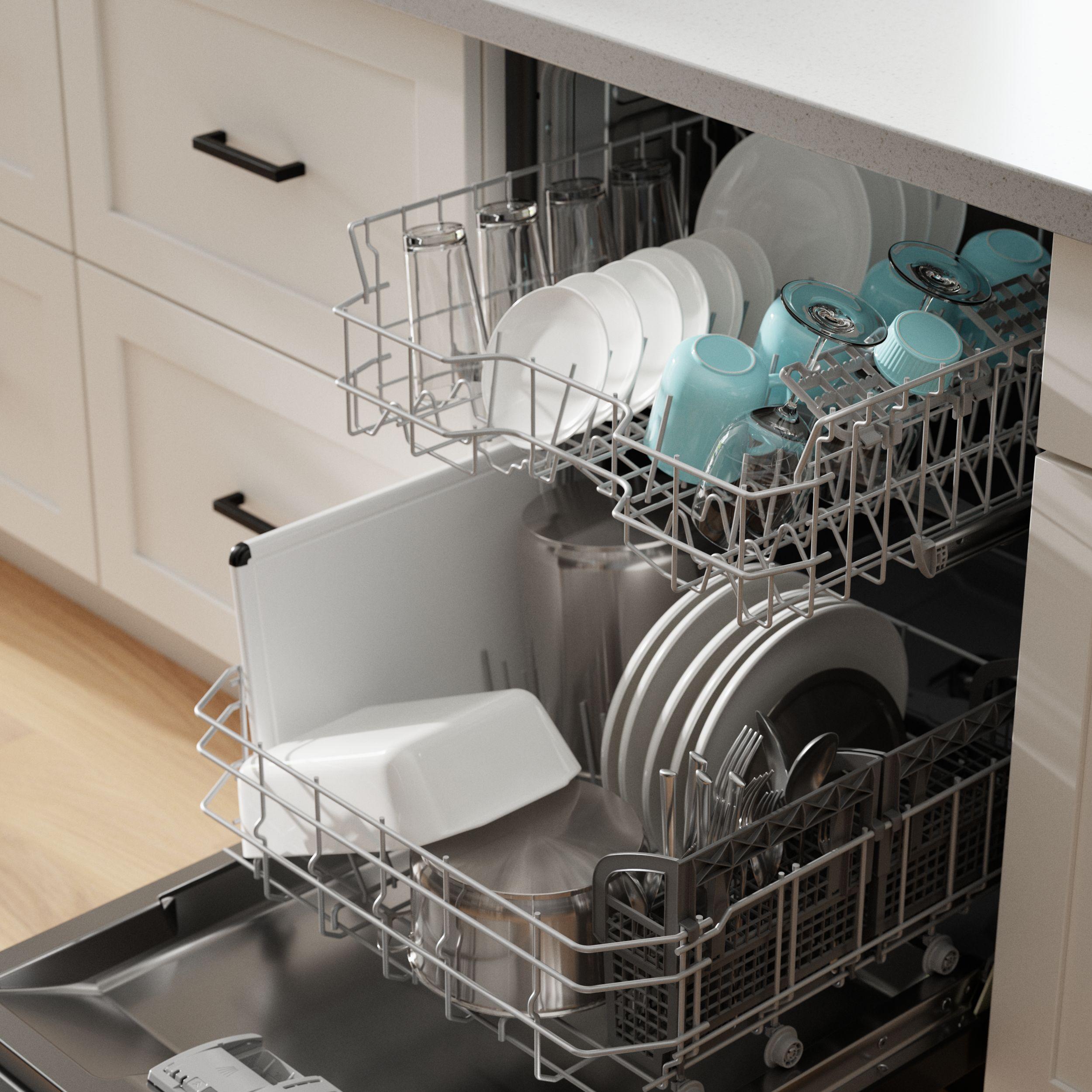 100 Series 24" Front Control Built-In Dishwasher with Hybrid Tub