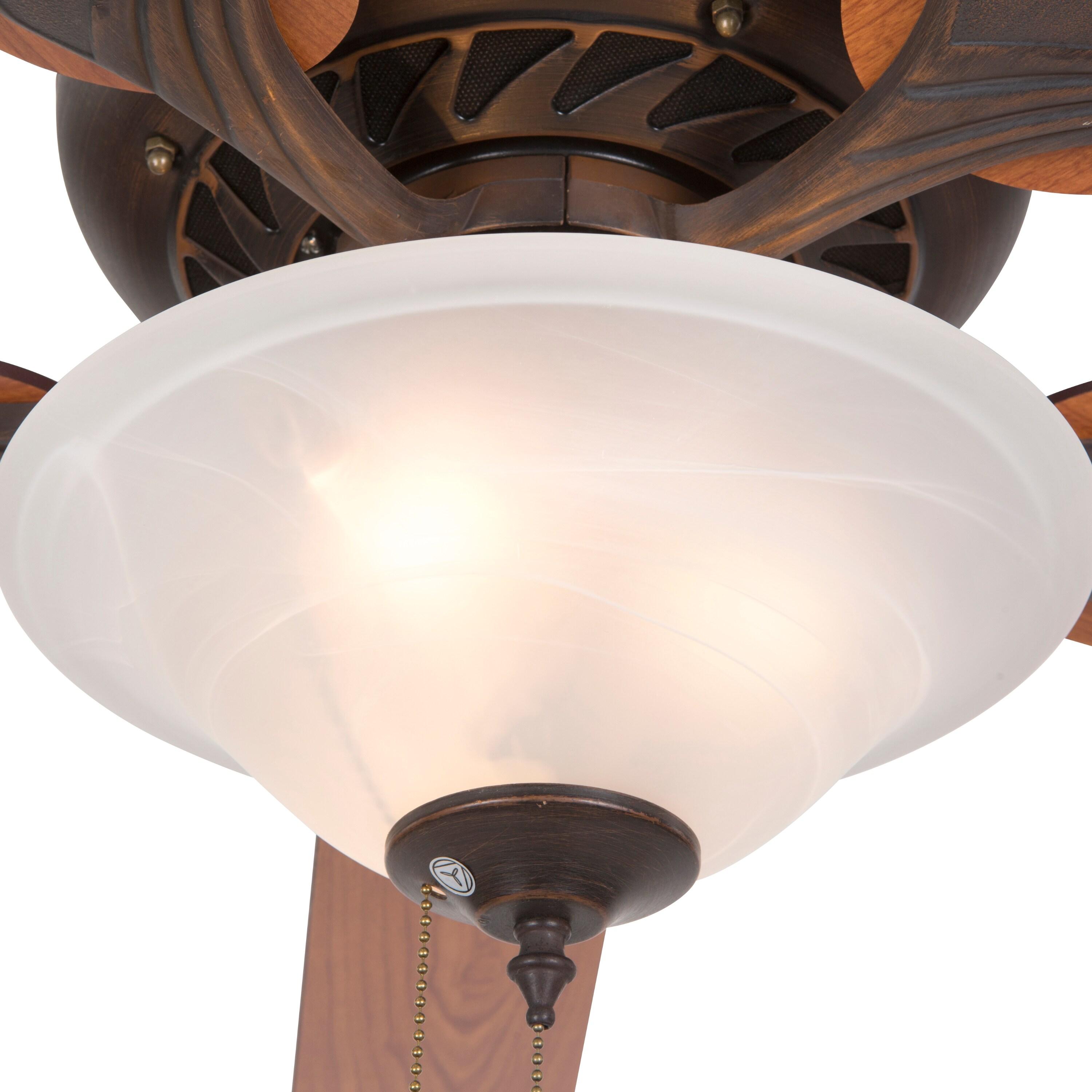 Yosemite Home Decor WHITNEY-ORB-2 52-Inch Ceiling Fan in Oil Rubbed Bronze Finish with 3 Light, Oil Rubbed Bronze 2