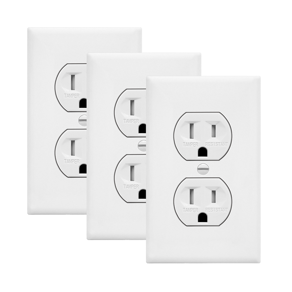 15 Tamper Resistant Duplex Outlet