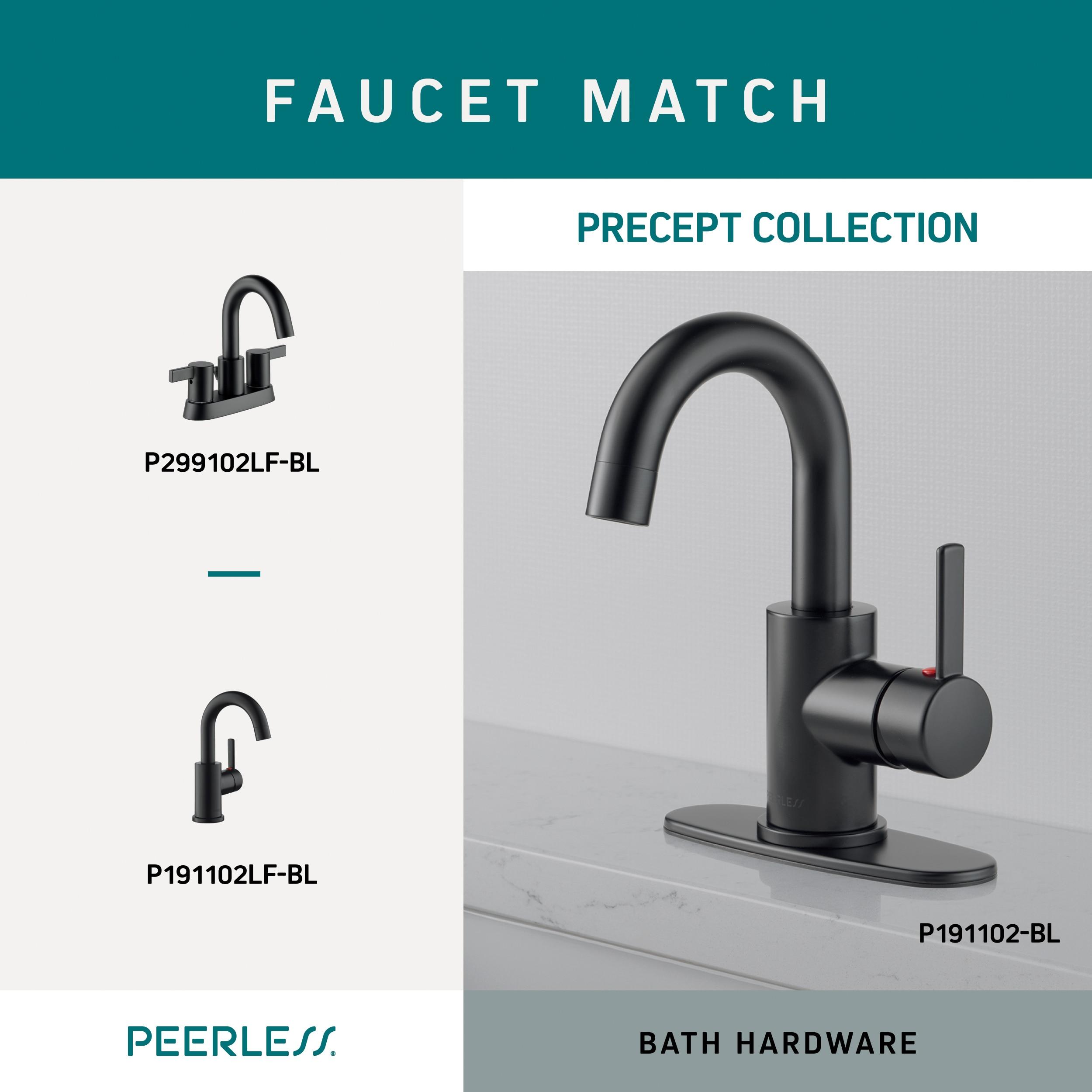 Peerless Faucets Precept 1 Wall Towel Bar PA647-18BL