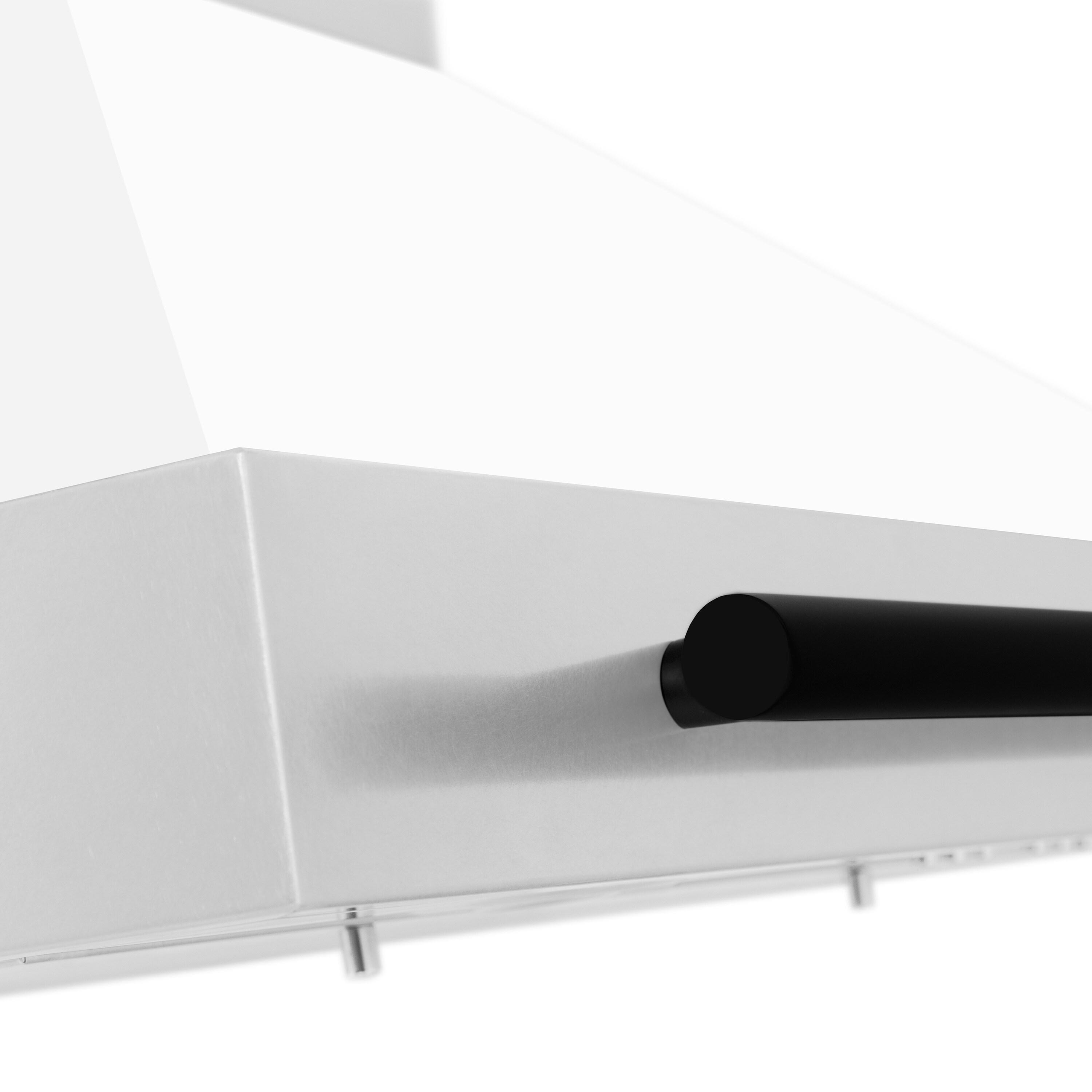 ZLINE 30" Autograph Edition Stainless Steel Range Hood with White Matte Shell