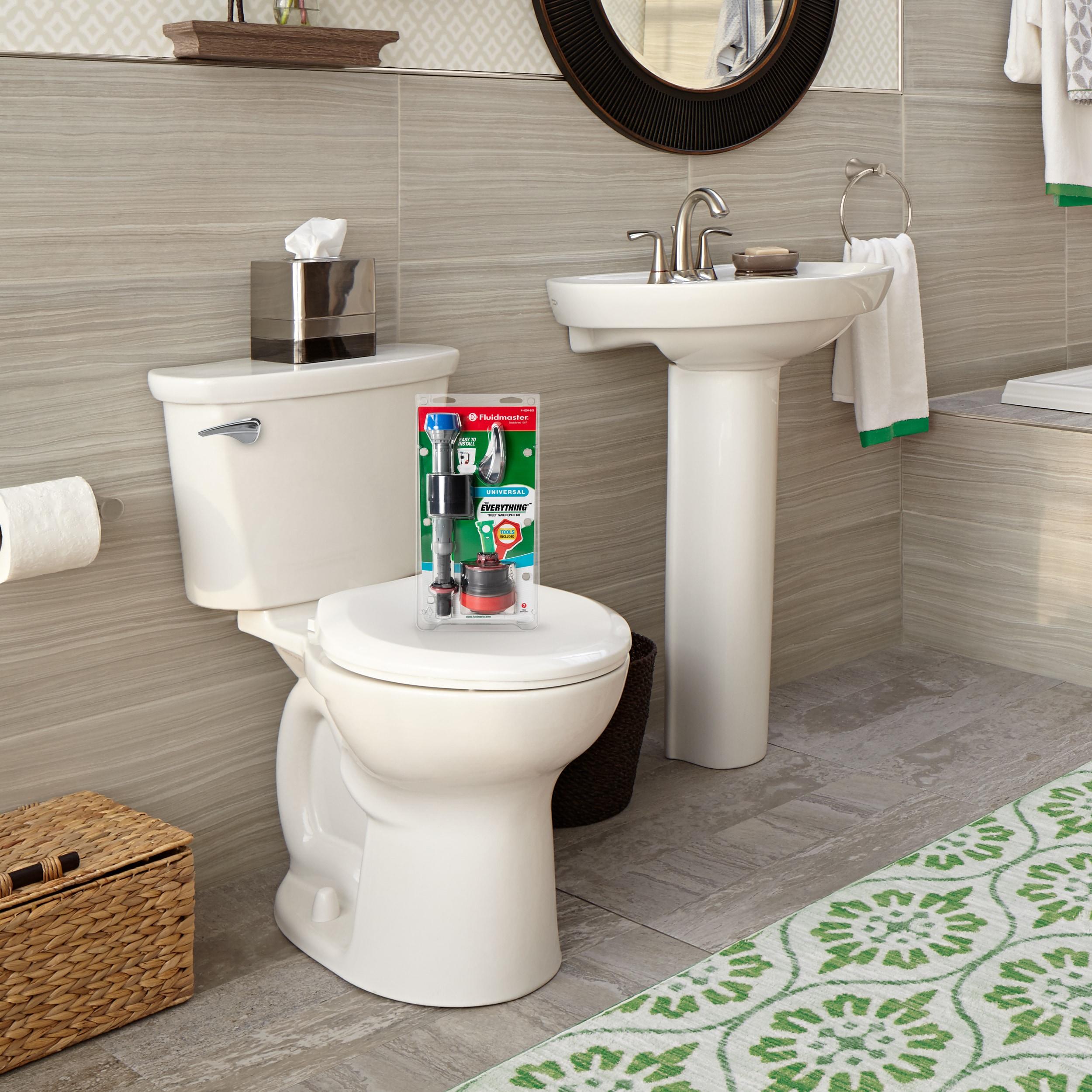 Fluidmaster K-400H-021 Universal 2" Everything Toilet Repair Kit with Installation Tools, New, 1-Pack, Weight 1.97 lbs.