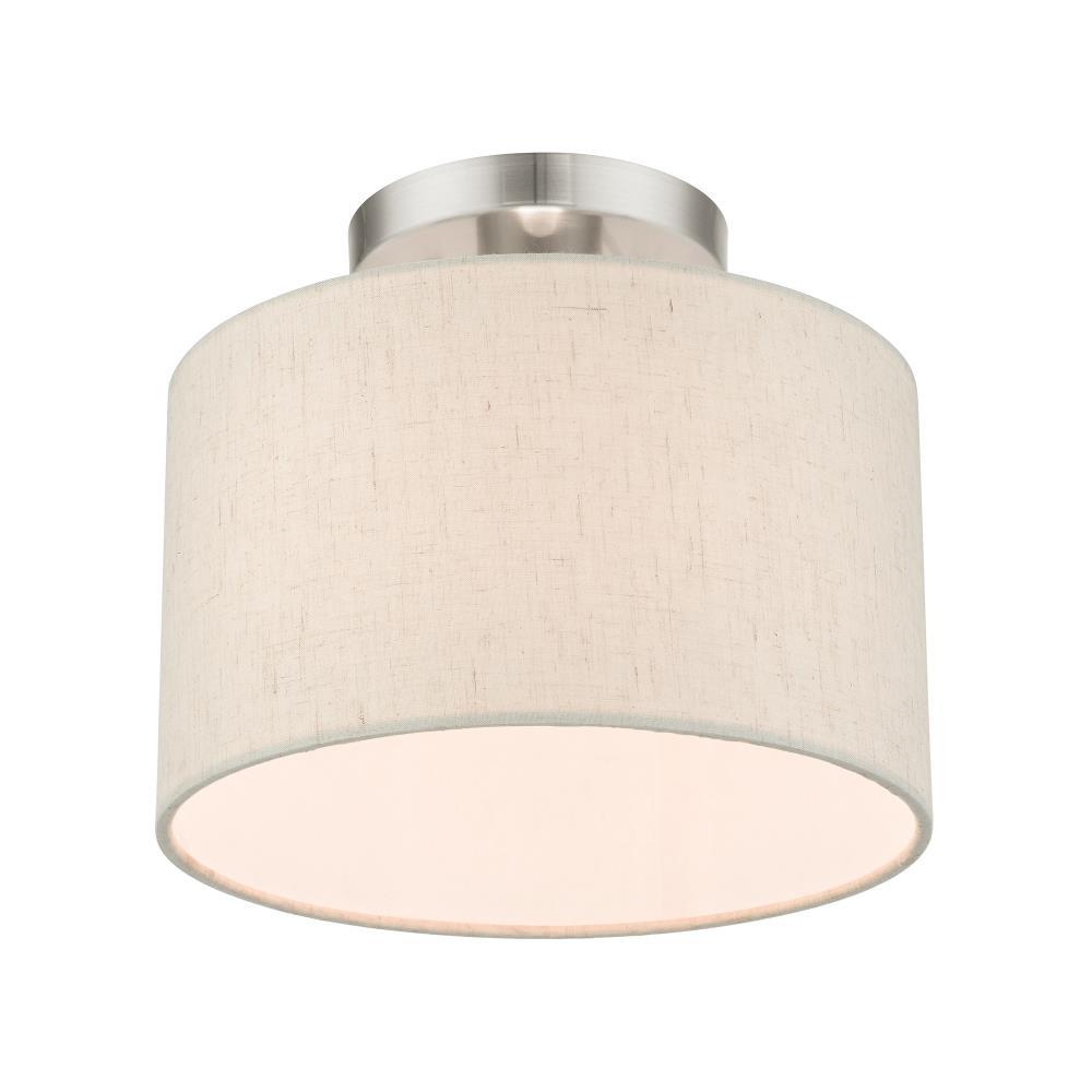 Darian Fabric Semi Flush Mount