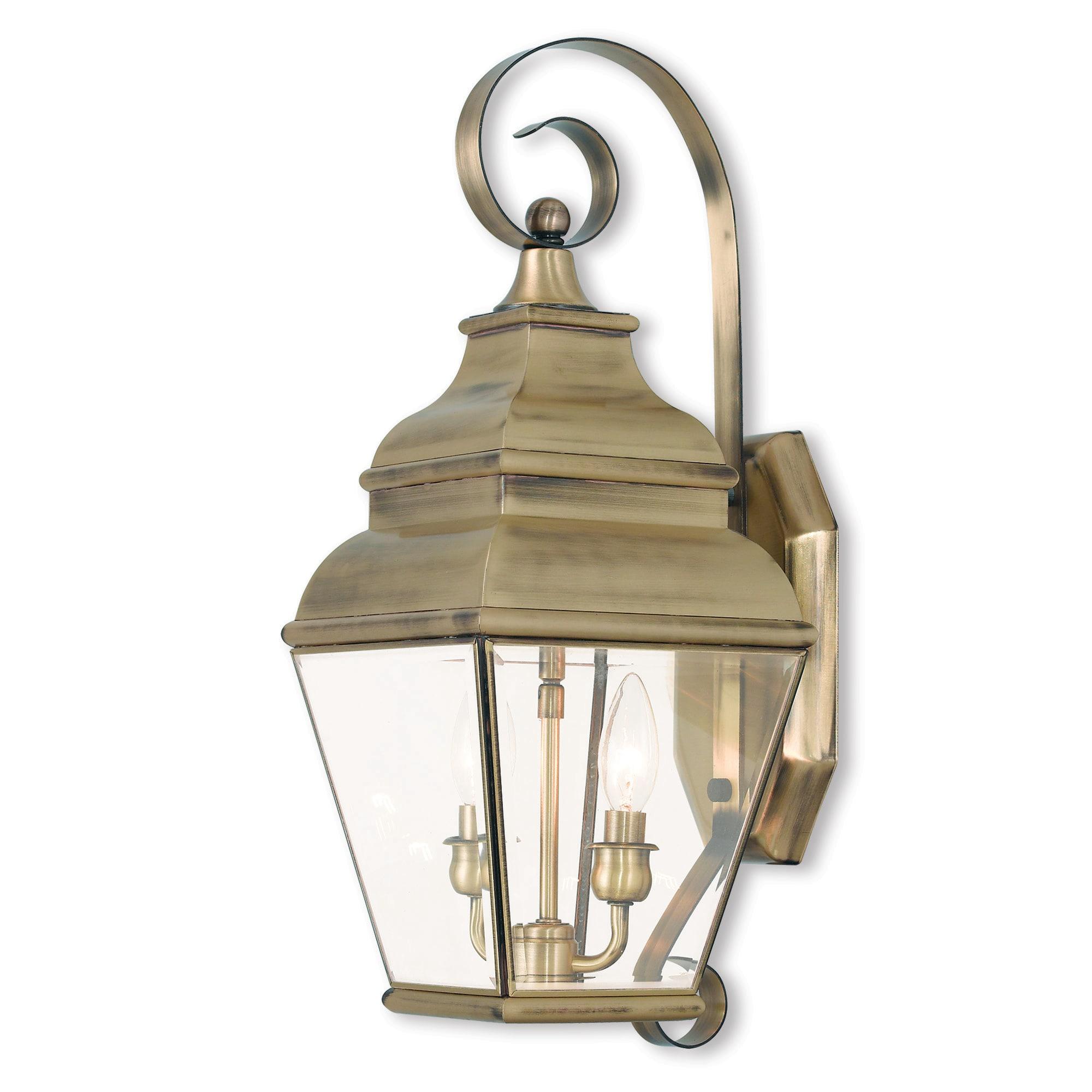 Livex Lighting Exeter 2 - Light Wall Light in  Antique Brass