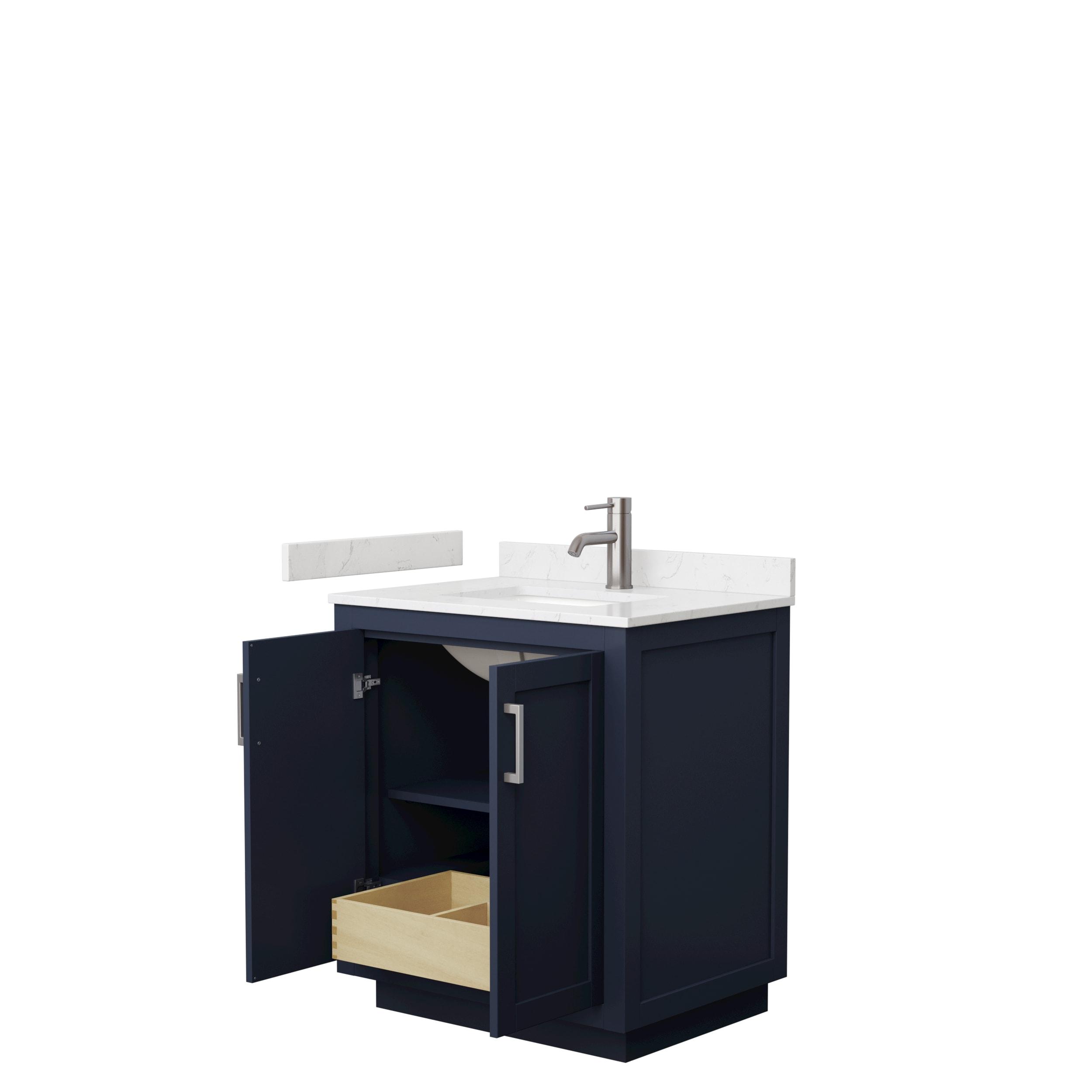 Miranda 30" Freestanding Single Bathroom Vanity with Cultured Marble Top