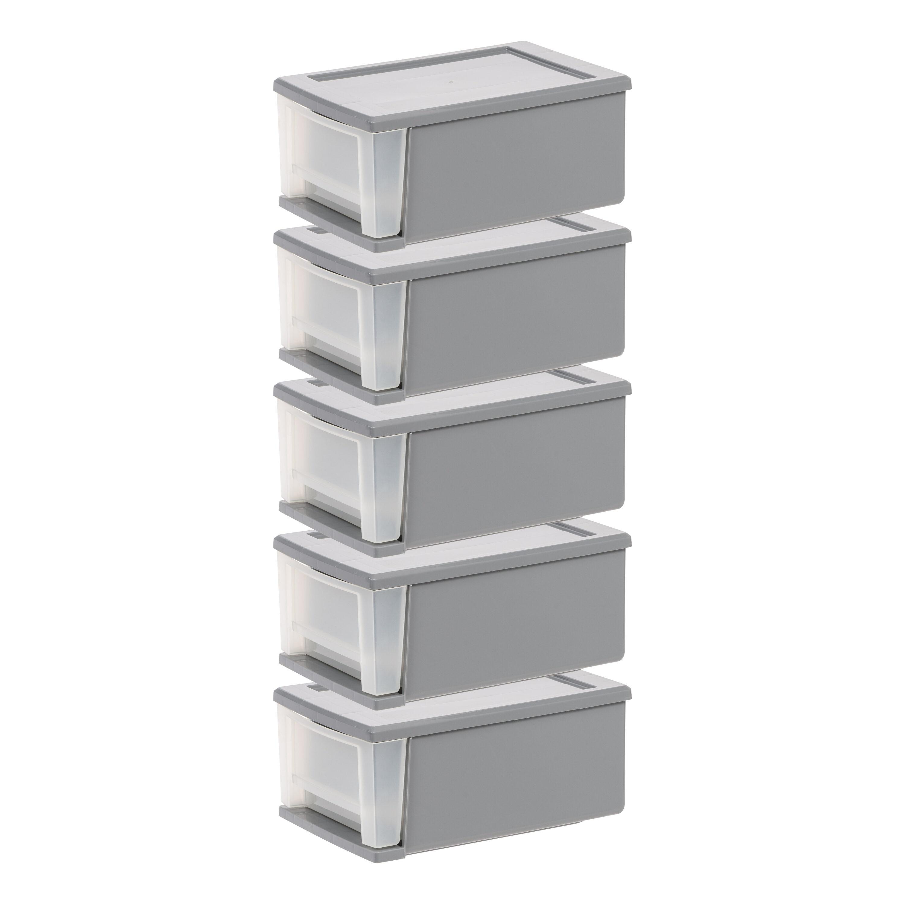 IRIS 7qt 5pk Stacking Drawer