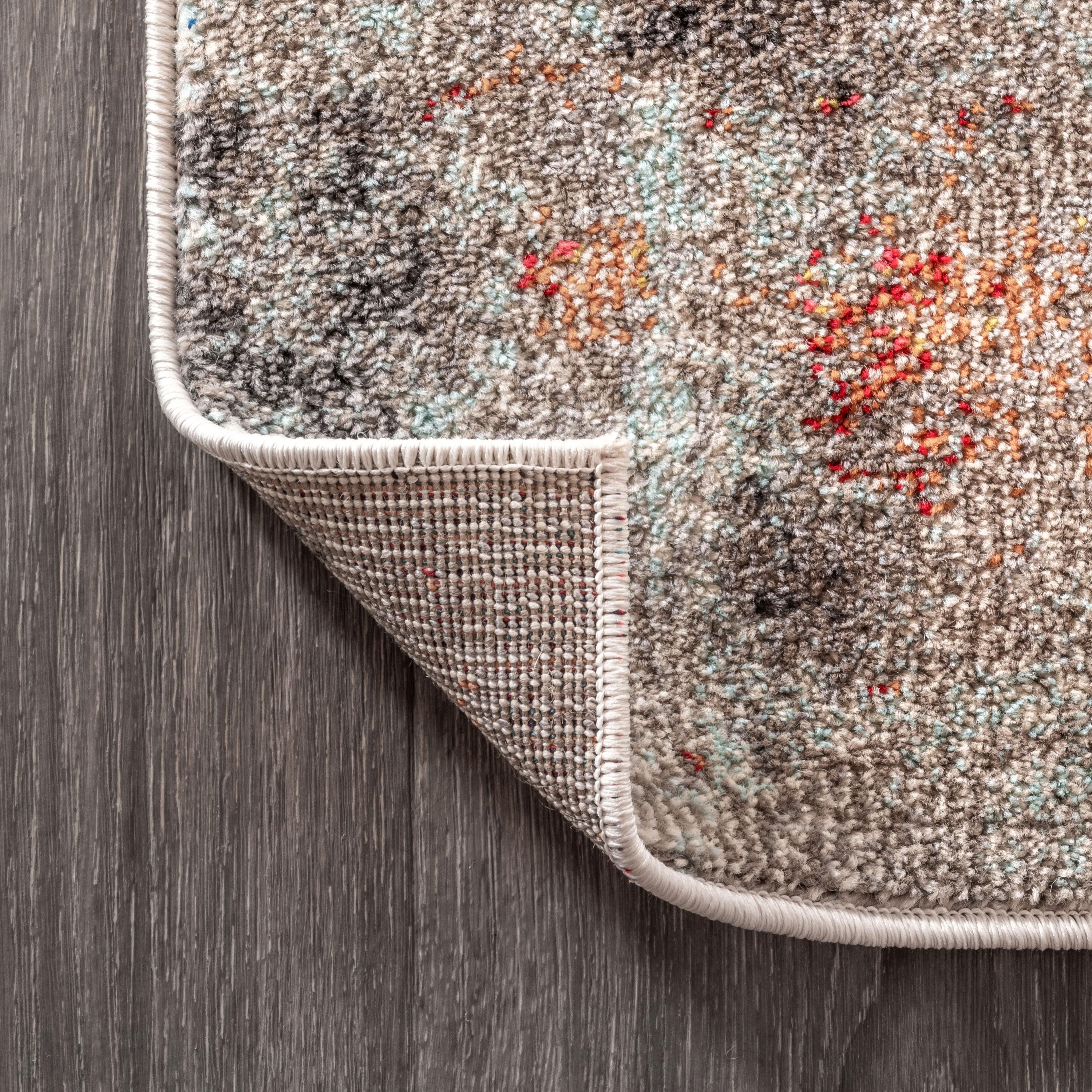 JONATHAN Y Contemporary POP Modern Abstract Vintage Cream/Orange 3 ft. x 5 ft. Area Rug
