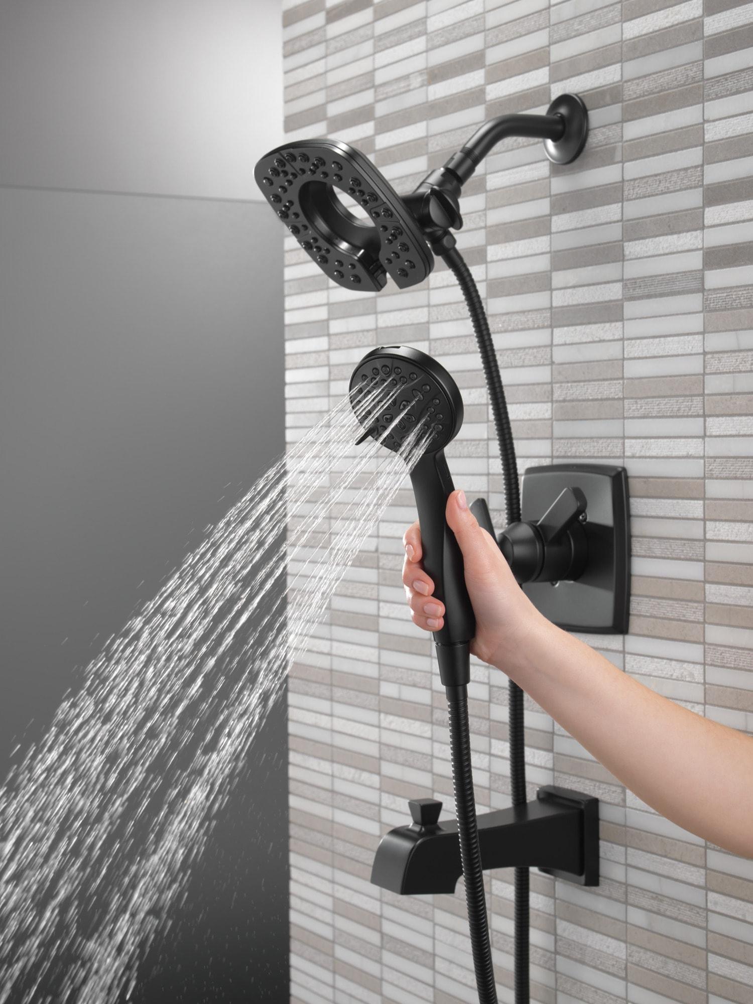 Delta Ashlyn 17 Series Dual-Function Tub Shower Faucet Set, In2ition Shower Handle Trim Kit T17464-BL-I