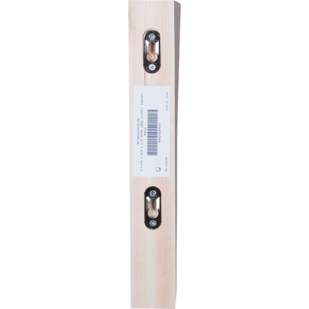 Ekena Millwork 1 3/4"W x 12"D x 12"H Extra Large Olympic Wood Bracket, Alder