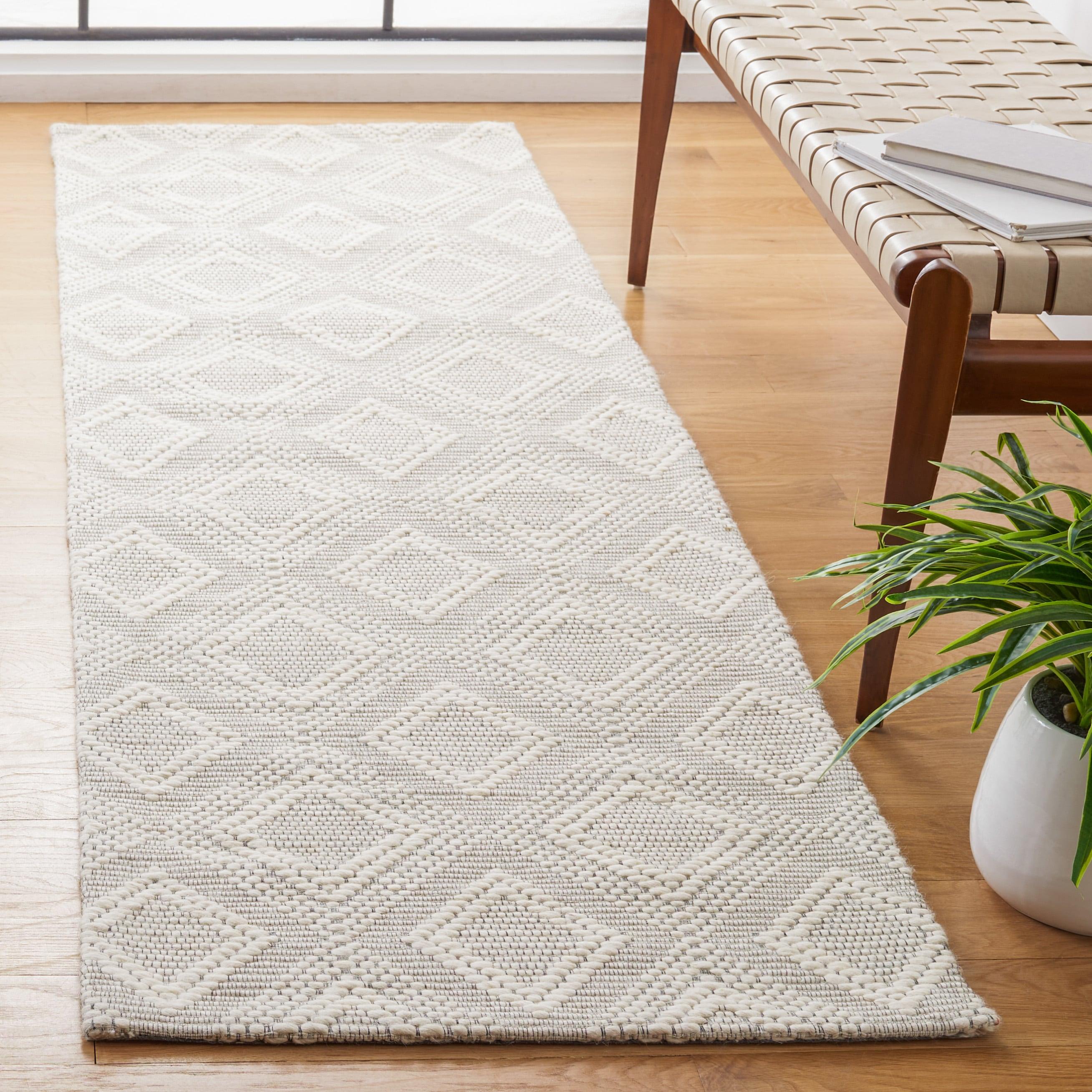 Marbella MRB306 Hand Woven Runner Rug - Ivory - 2'3"x8' - Safavieh.