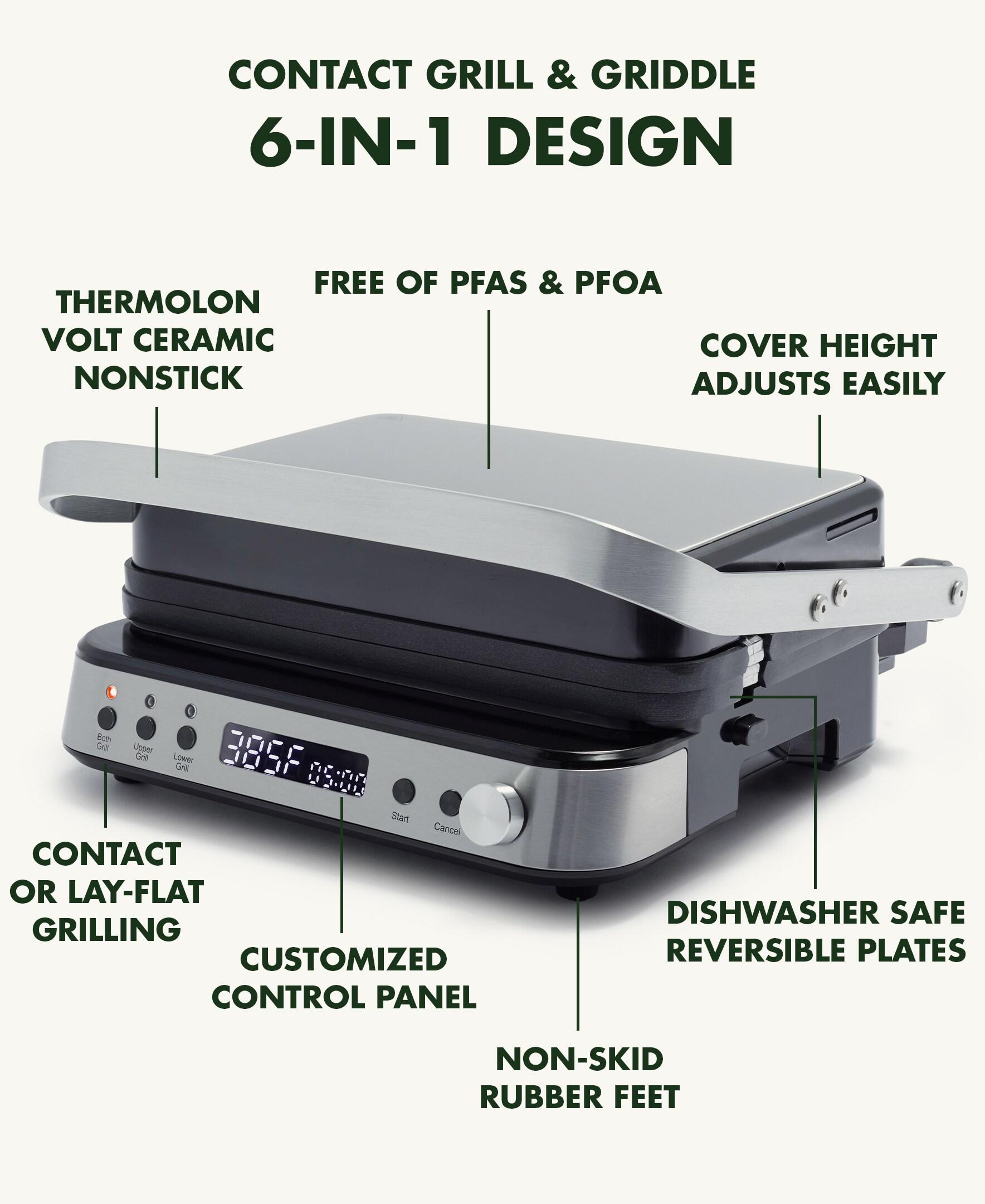 GreenPan Bistro Ceramic Nonstick Grill & Griddle