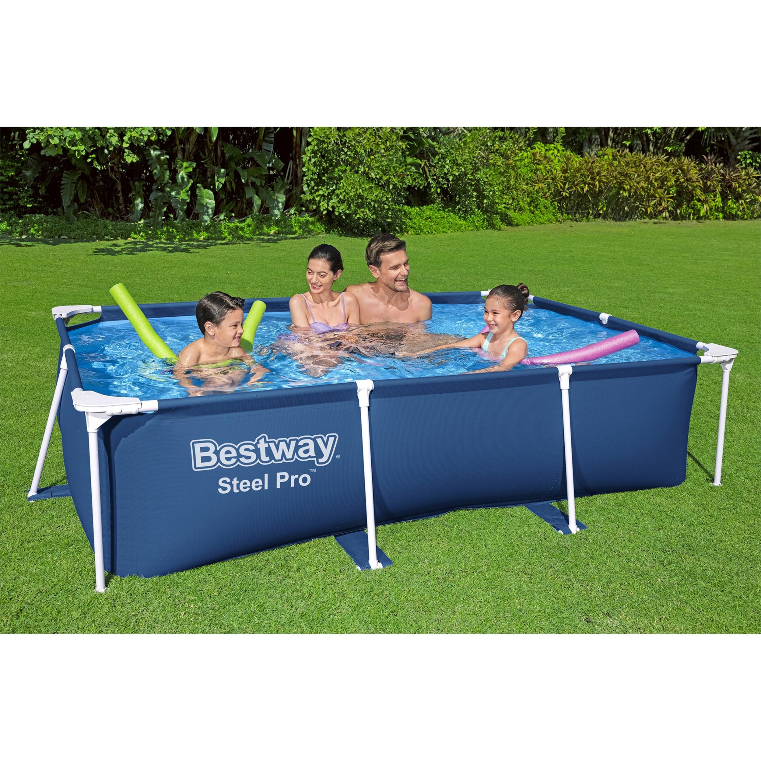 Bestway Bestway Steel Pro Rectangular Above Ground Swimming Pool Set