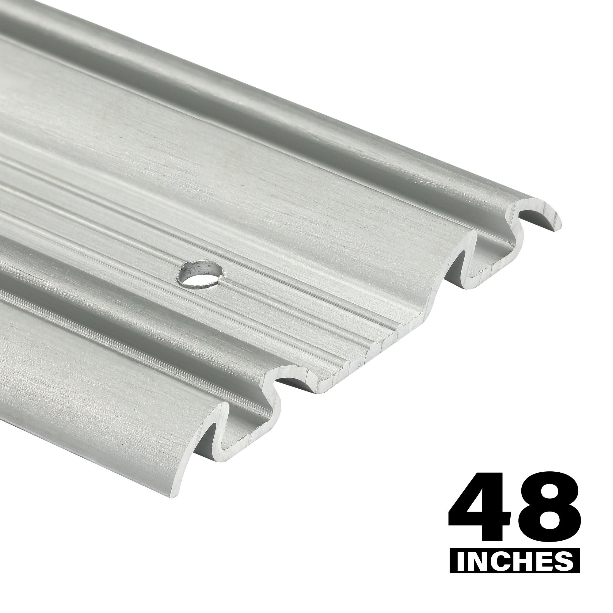 Prime-Line Bypass Mirror Door Bottom Track (Single Pack)