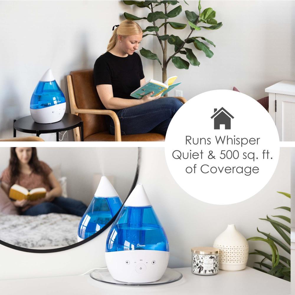 Drop 2.0 , 4-in-1 Cool-Mist Humidifier with Aroma Tray & Sound Machine