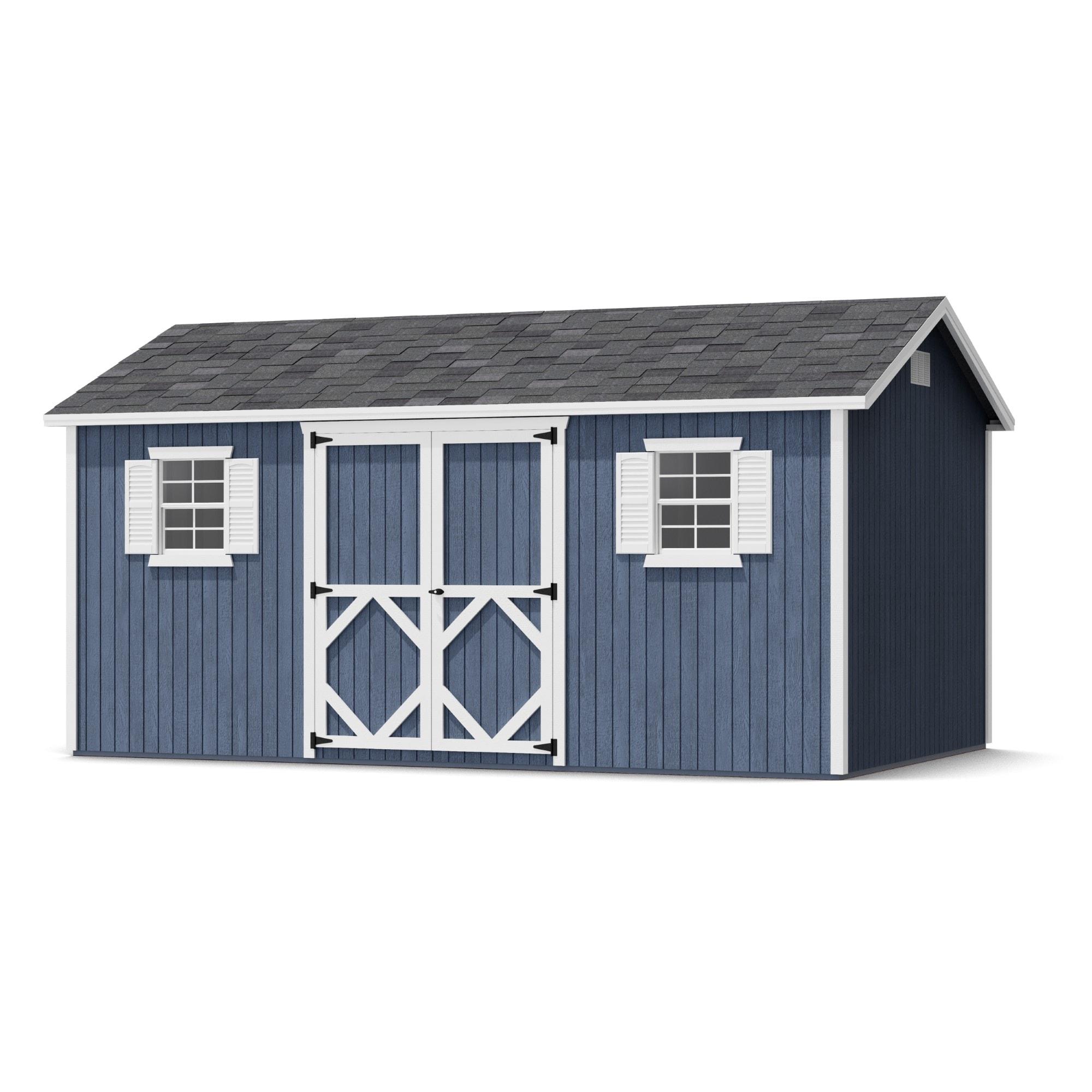 Little Cottage Co. Classic Workshop Outdoor Wood Storage Shed